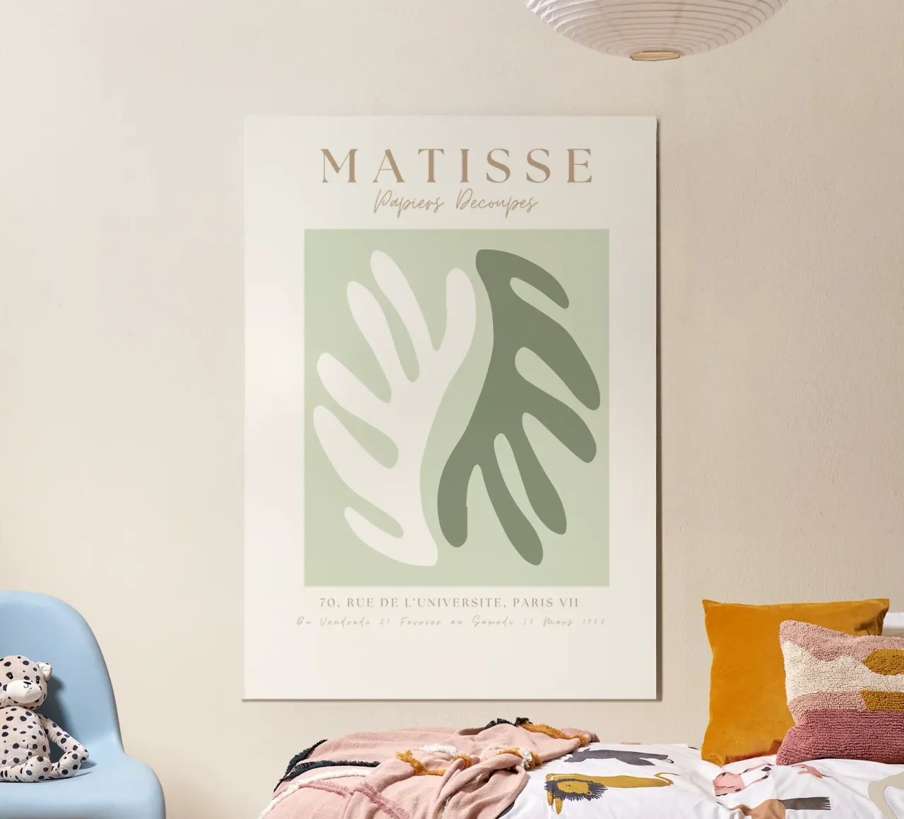 Sage Green Henri Matisse print, Sage Green Art, Abstract hahnemühle van pdigitalprints