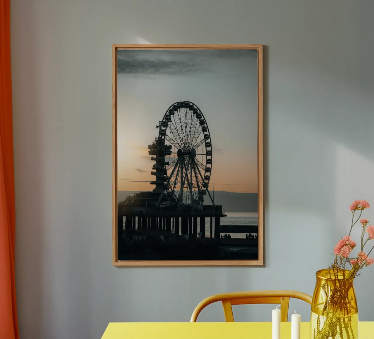 Serata estiva a Scheveningen alluminio dibond da fokusfernweh