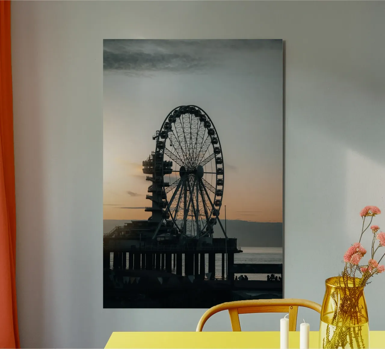 Serata estiva a Scheveningen alluminio dibond da fokusfernweh
