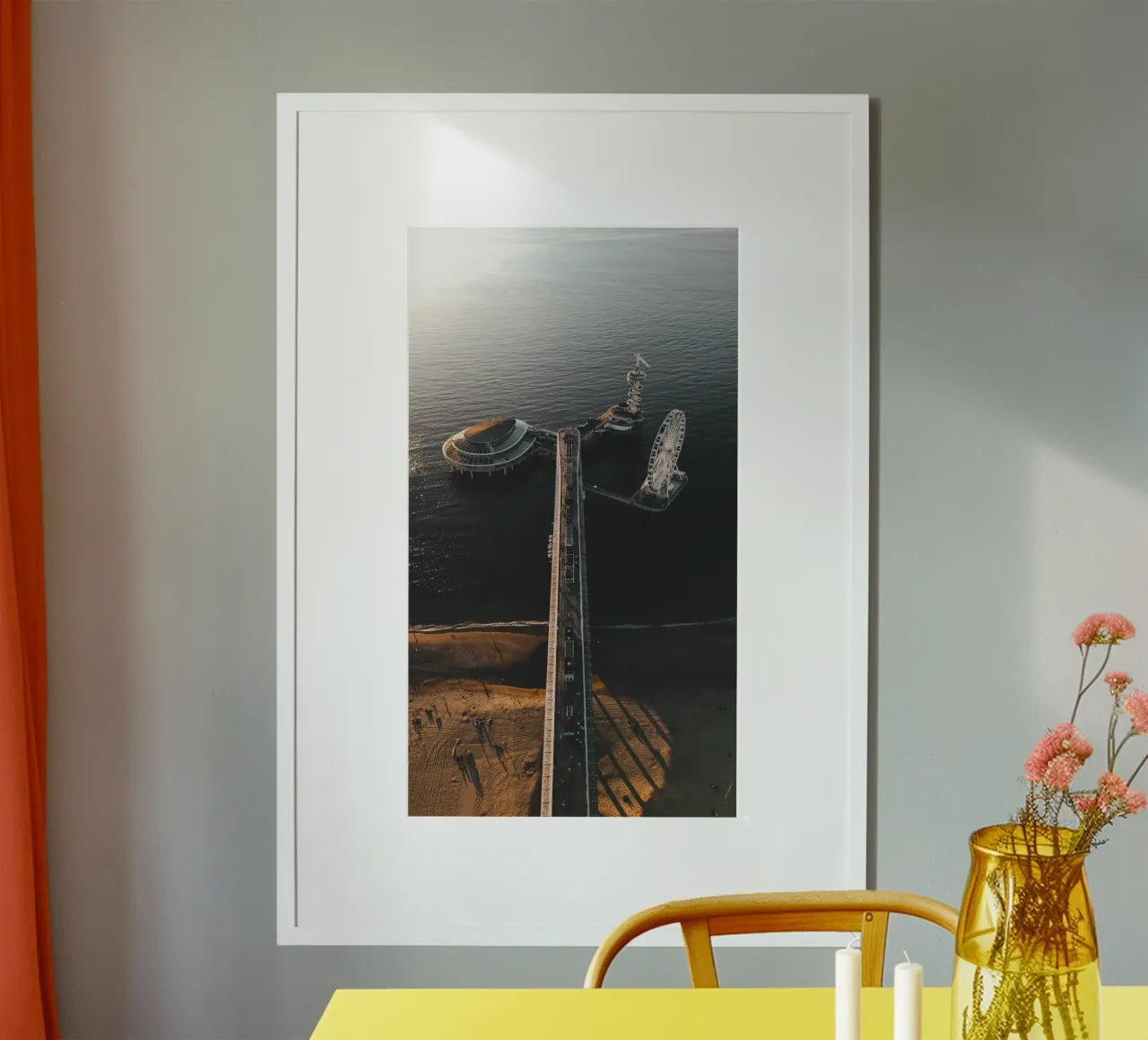 Sommerabend in Scheveningen poster da fokusfernweh
