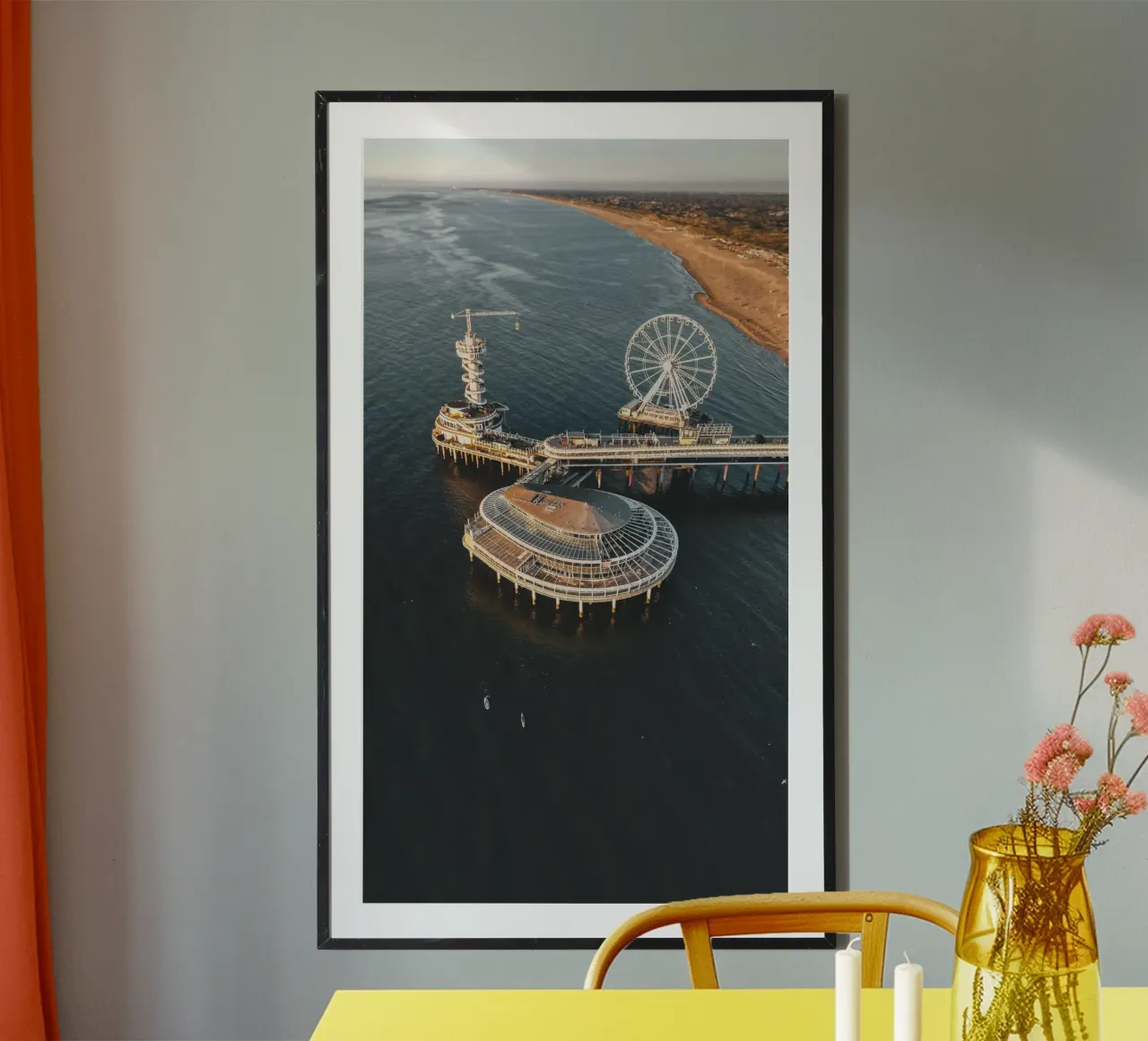 Sommerabend in Scheveningen poster da fokusfernweh
