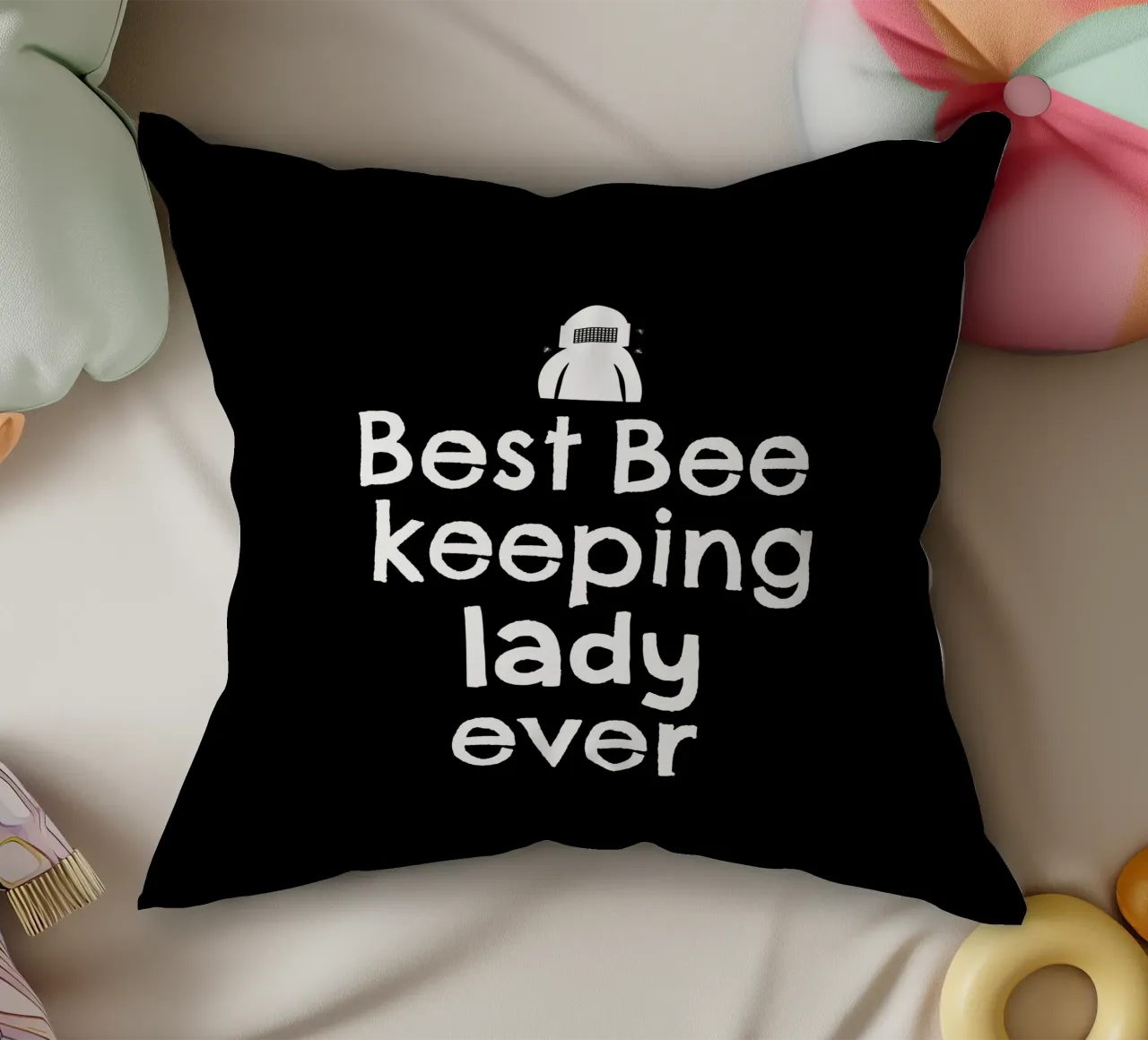 Best beekeeping lady ever cuscino da happieeagle