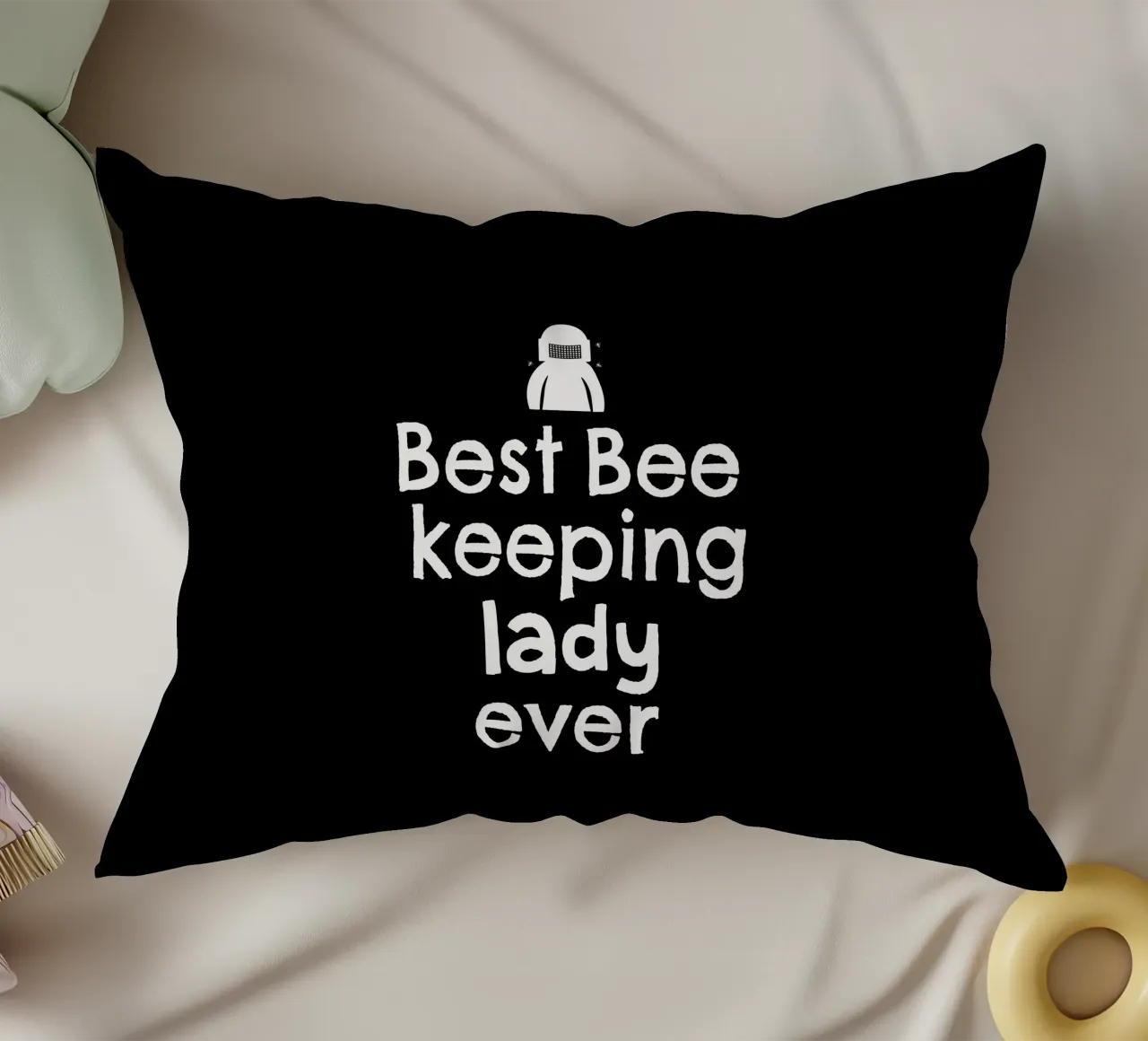 Best beekeeping lady ever cuscino da happieeagle