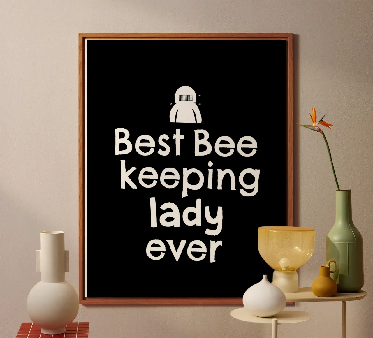 Best beekeeping lady ever alluminio dibond da happieeagle