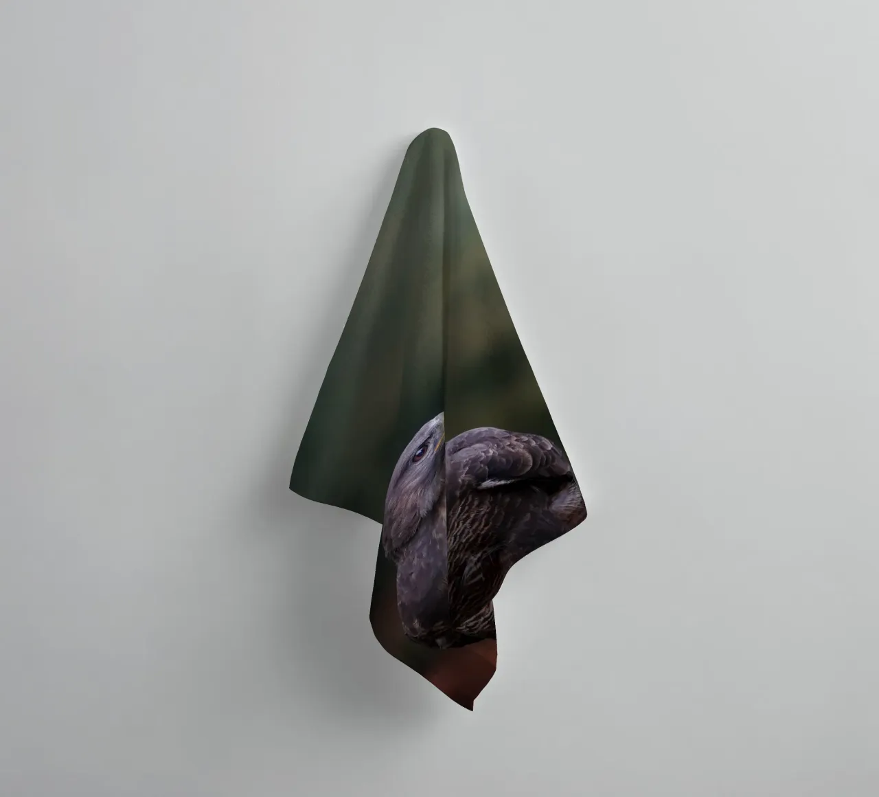 Buizerd badhanddoek van Tom's Wildlife