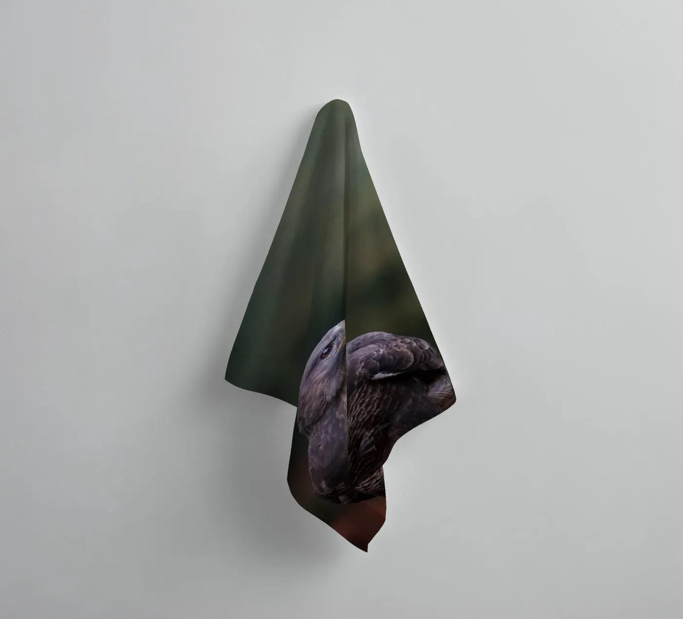 Buizerd badhanddoek van Tom's Wildlife