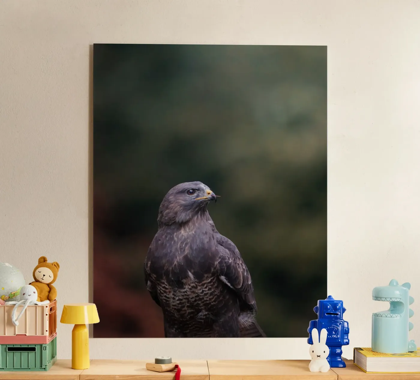 Buizerd acryl van Tom's Wildlife