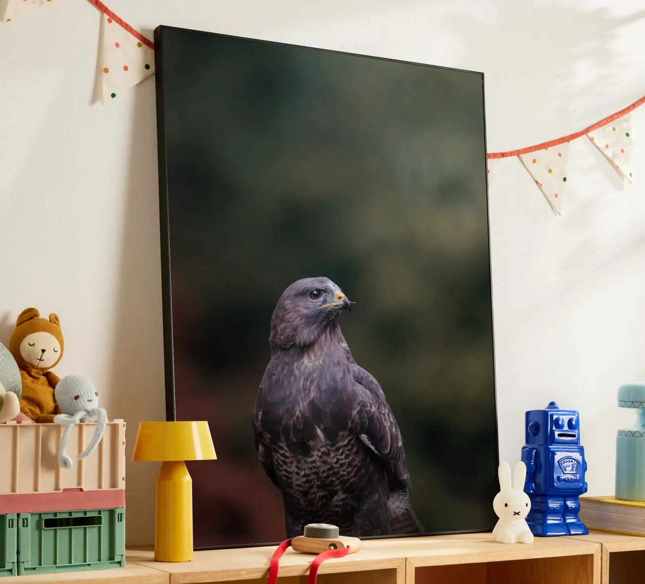 Buzzard forex plate by Tom's Wildlife