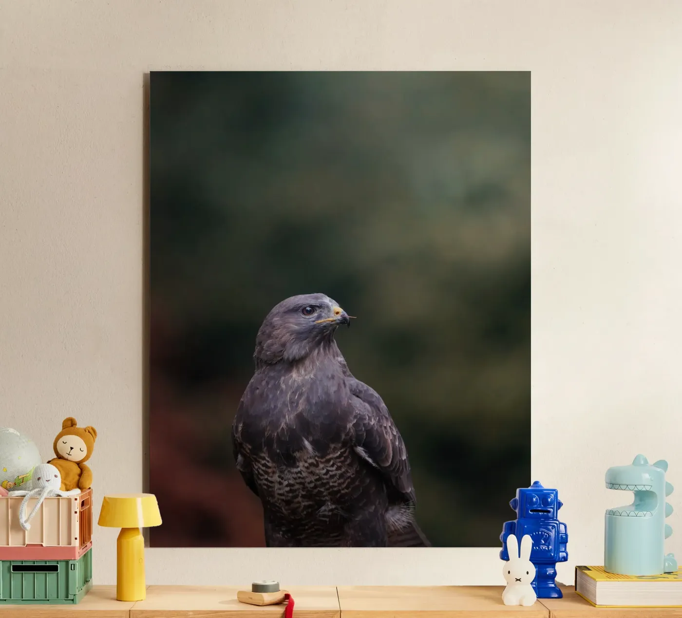 Buzzard forex plate by Tom's Wildlife