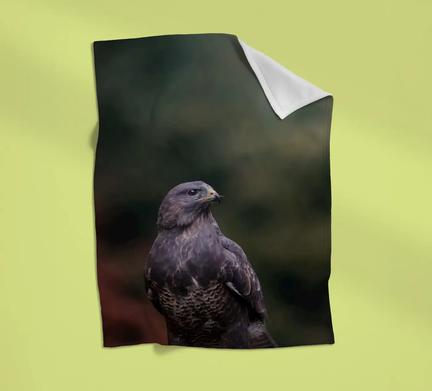 Buizerd fleecedeken van Tom's Wildlife