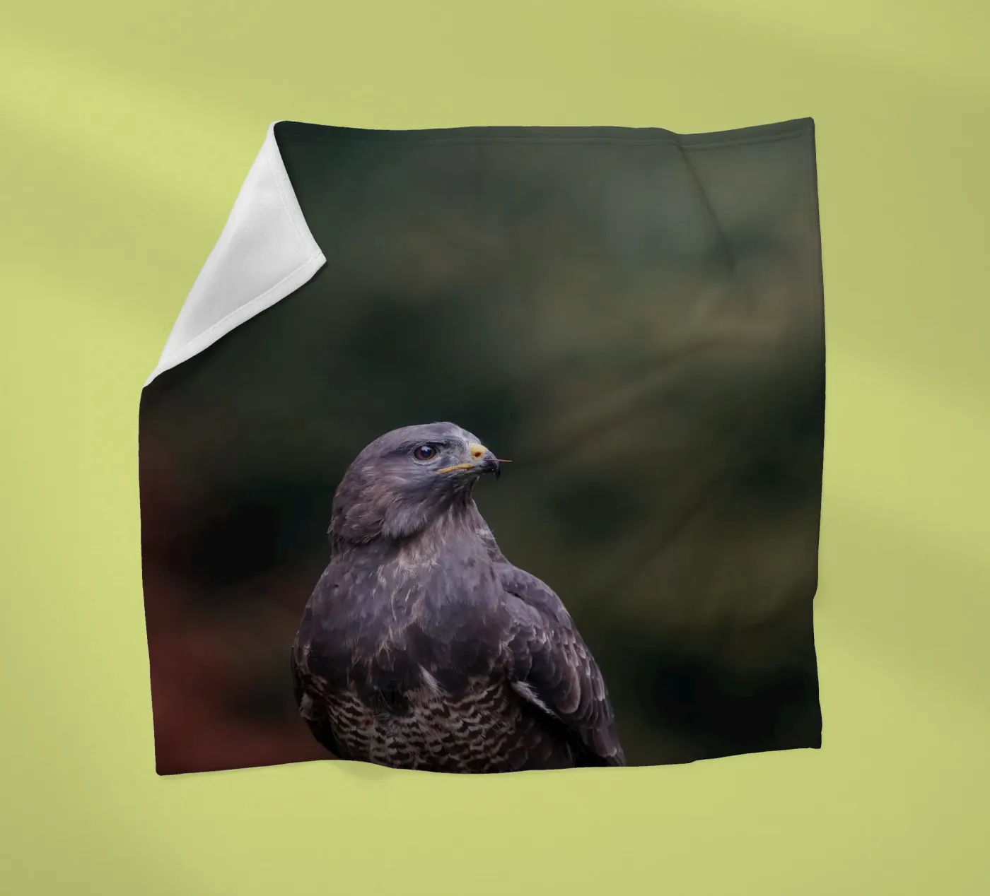 Buizerd fleecedeken van Tom's Wildlife