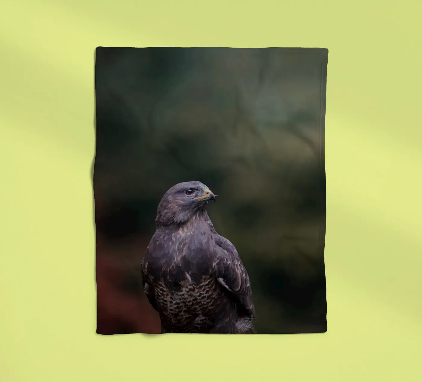 Buizerd fleecedeken van Tom's Wildlife