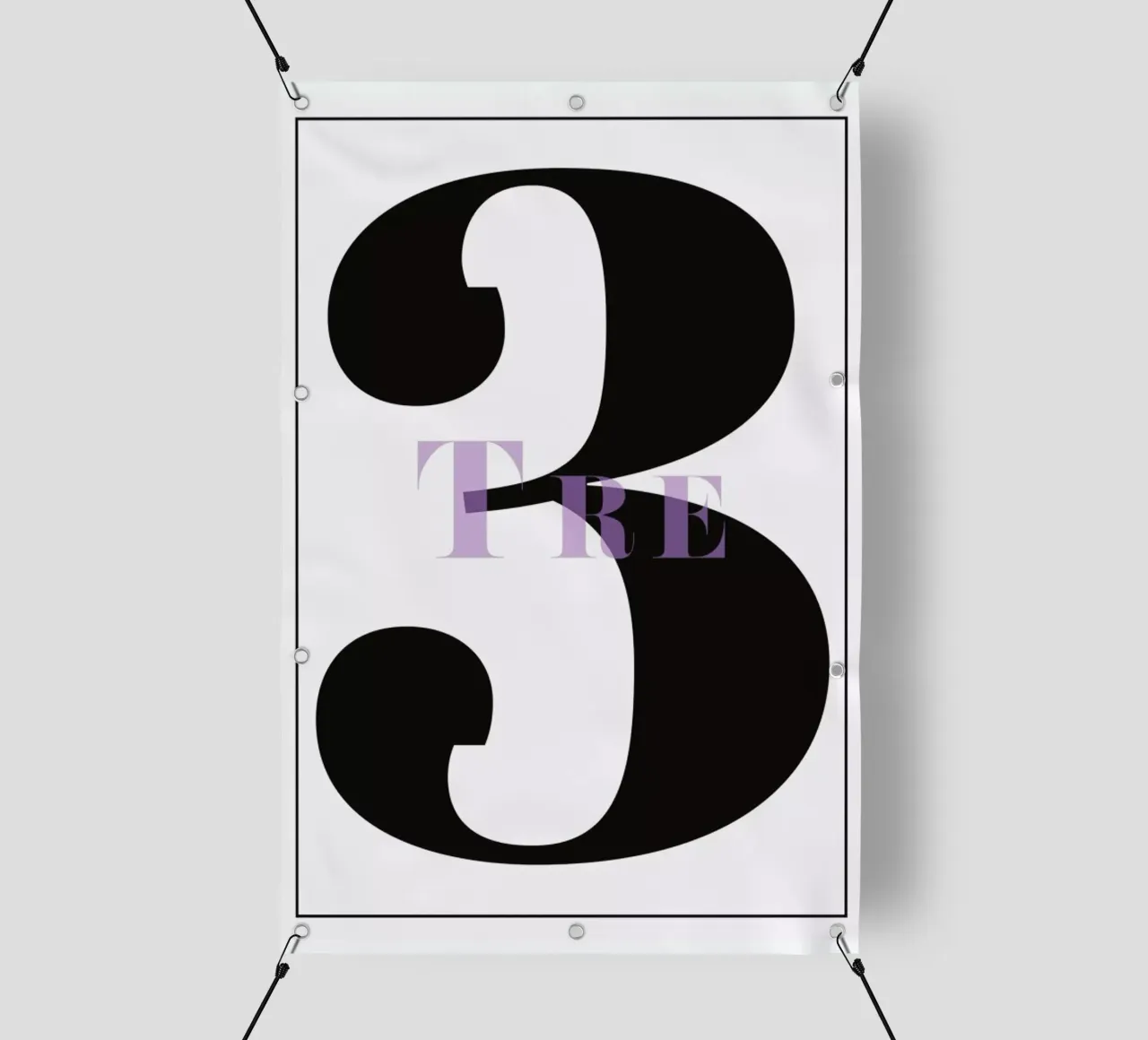 Numero 3 telo in pvc da In Full Color