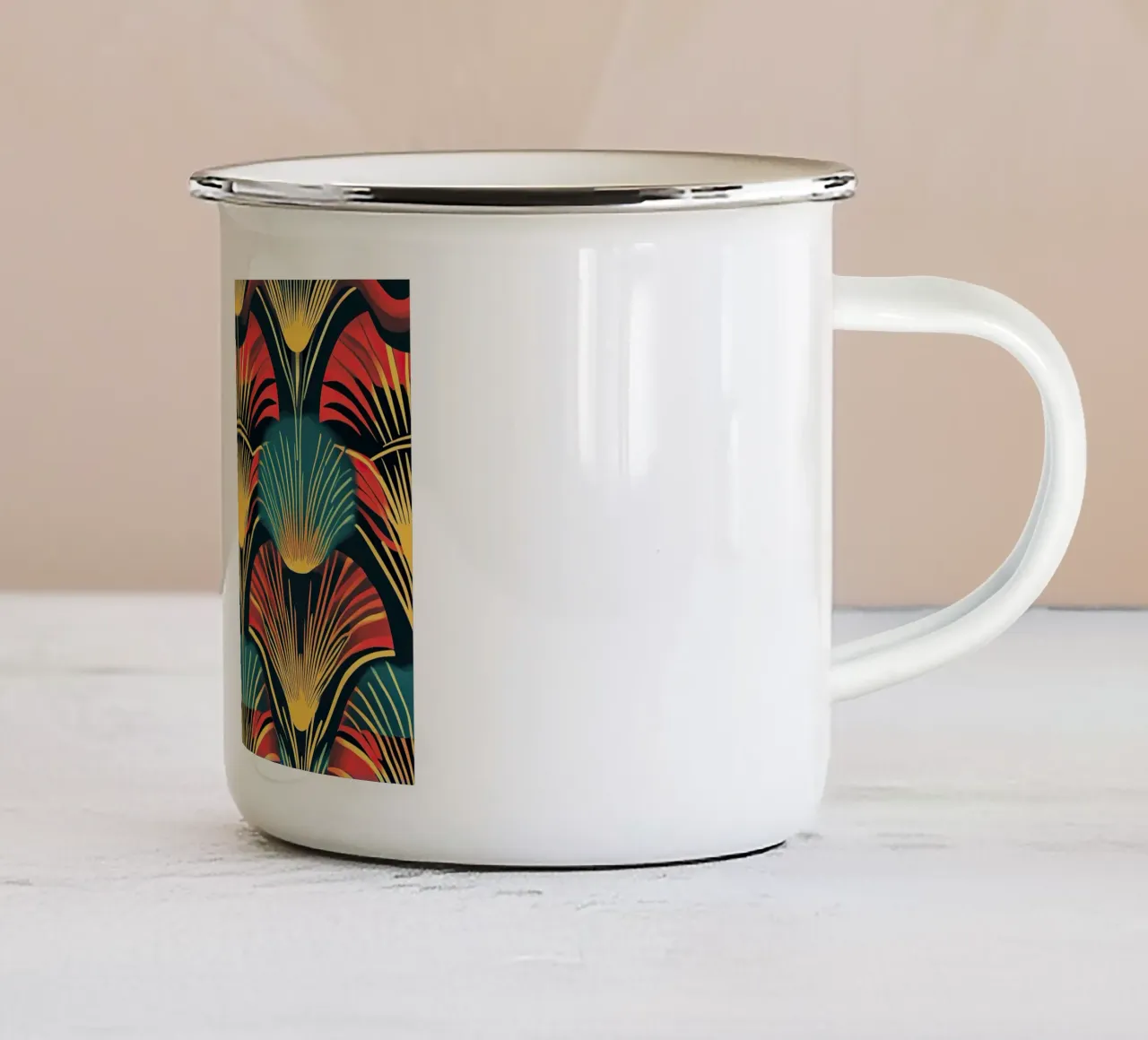 Art Deco Essence tazza in smalto da Golden Era