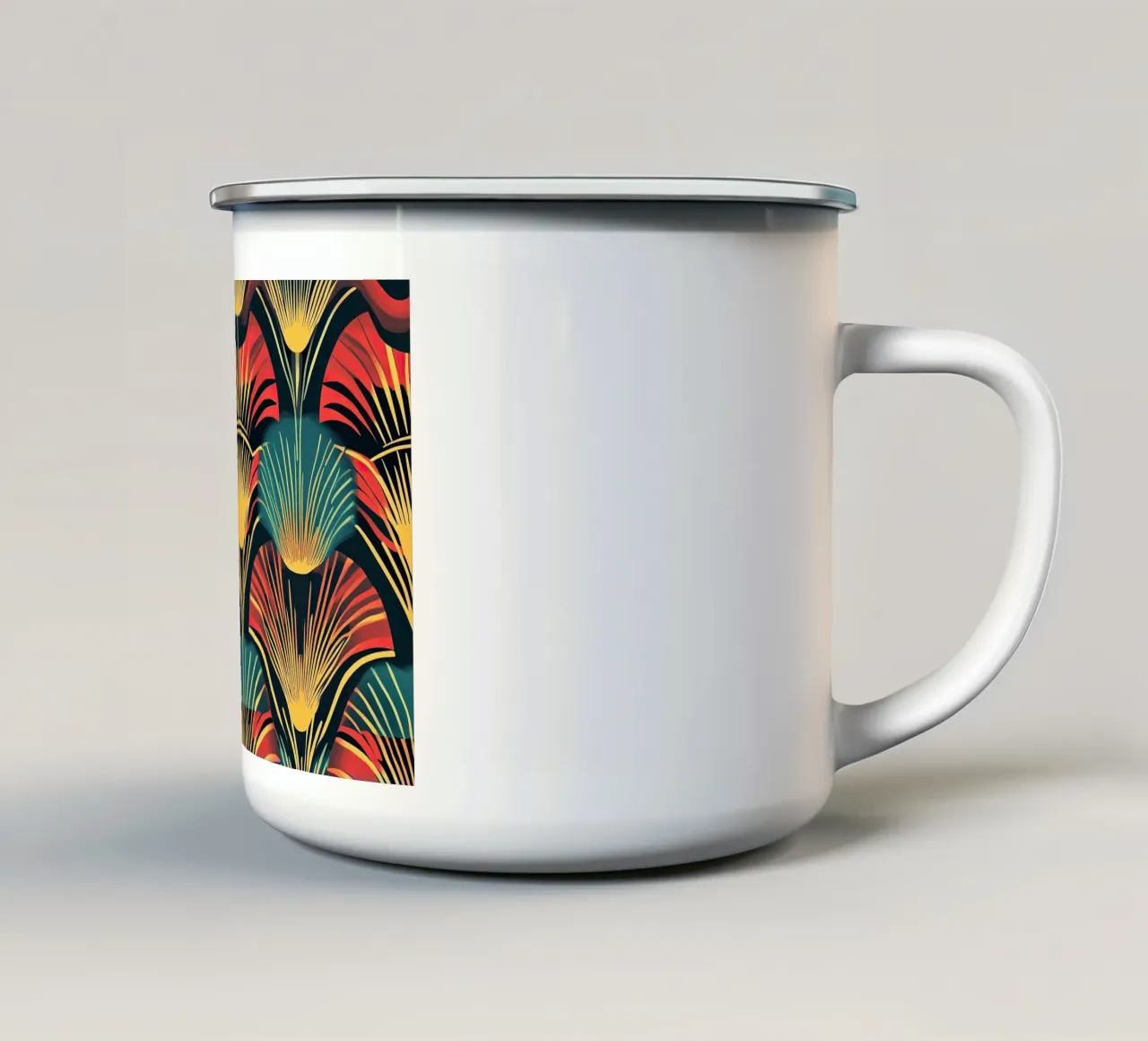 Art Deco Essence tazza in smalto da Golden Era
