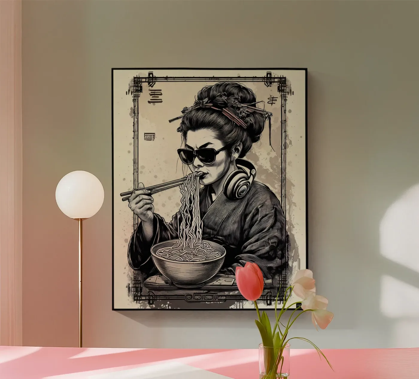 SUPREME GEISHA acryl van tylerstudio