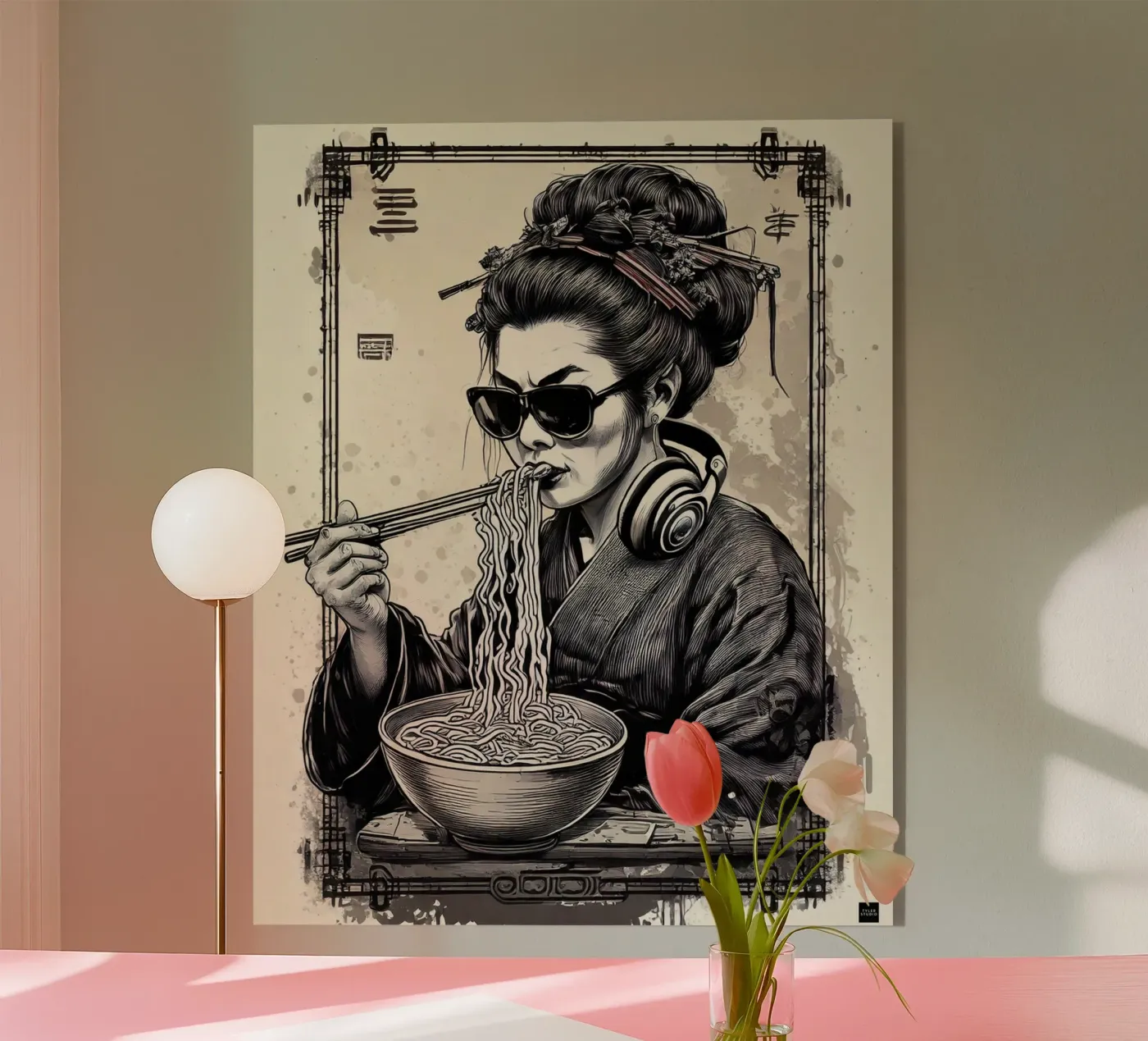 SUPREME GEISHA acryl van tylerstudio