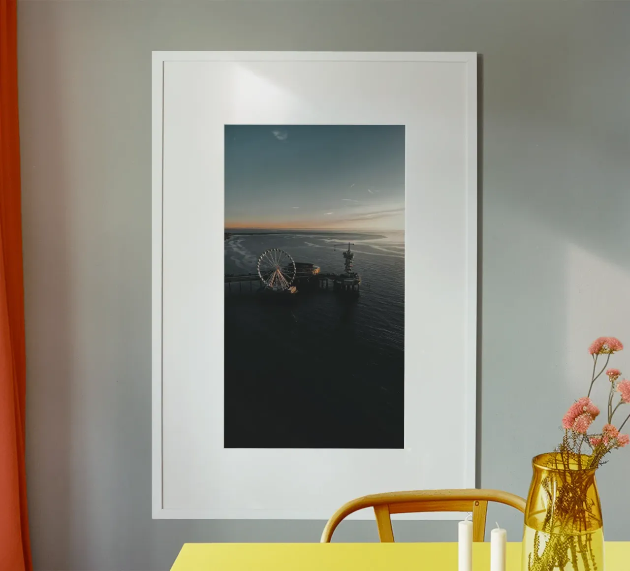 Sommerabend in Scheveningen poster da fokusfernweh