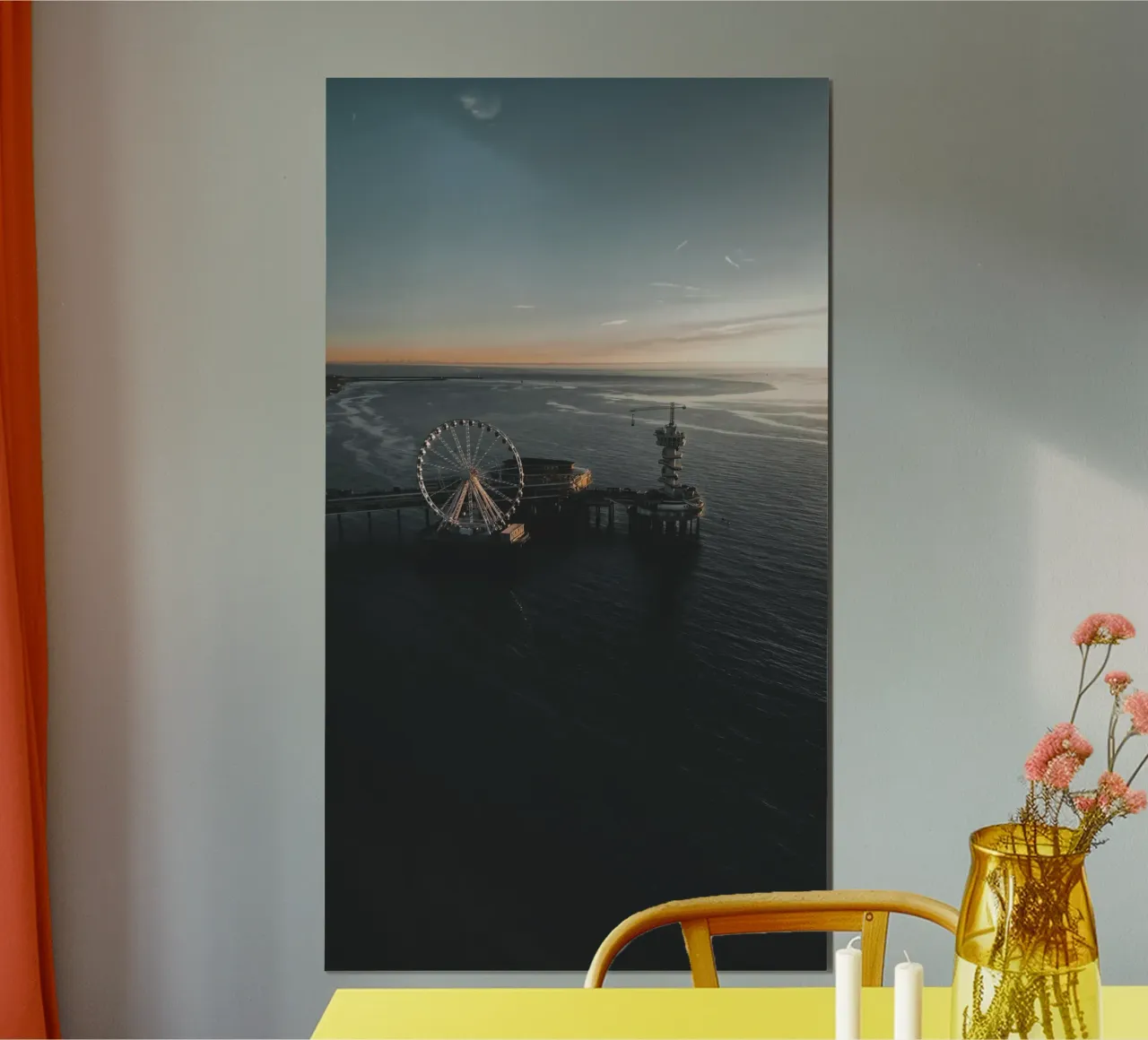 Sommerabend in Scheveningen poster da fokusfernweh