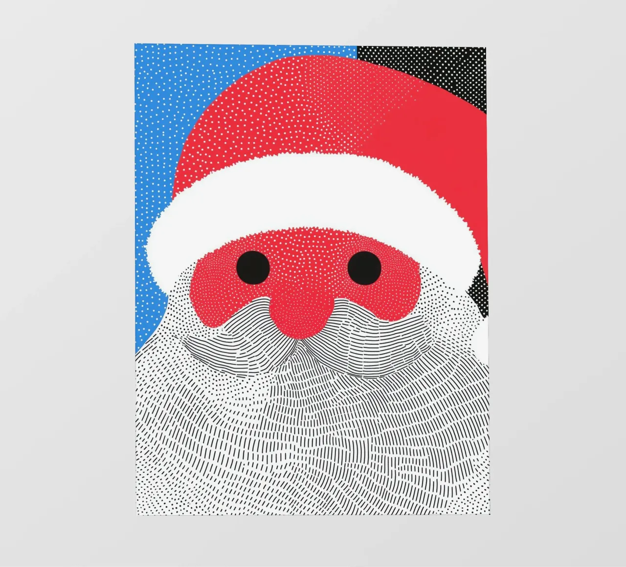 Santa Claus Line Art | Christmas backlit film by Autofocus