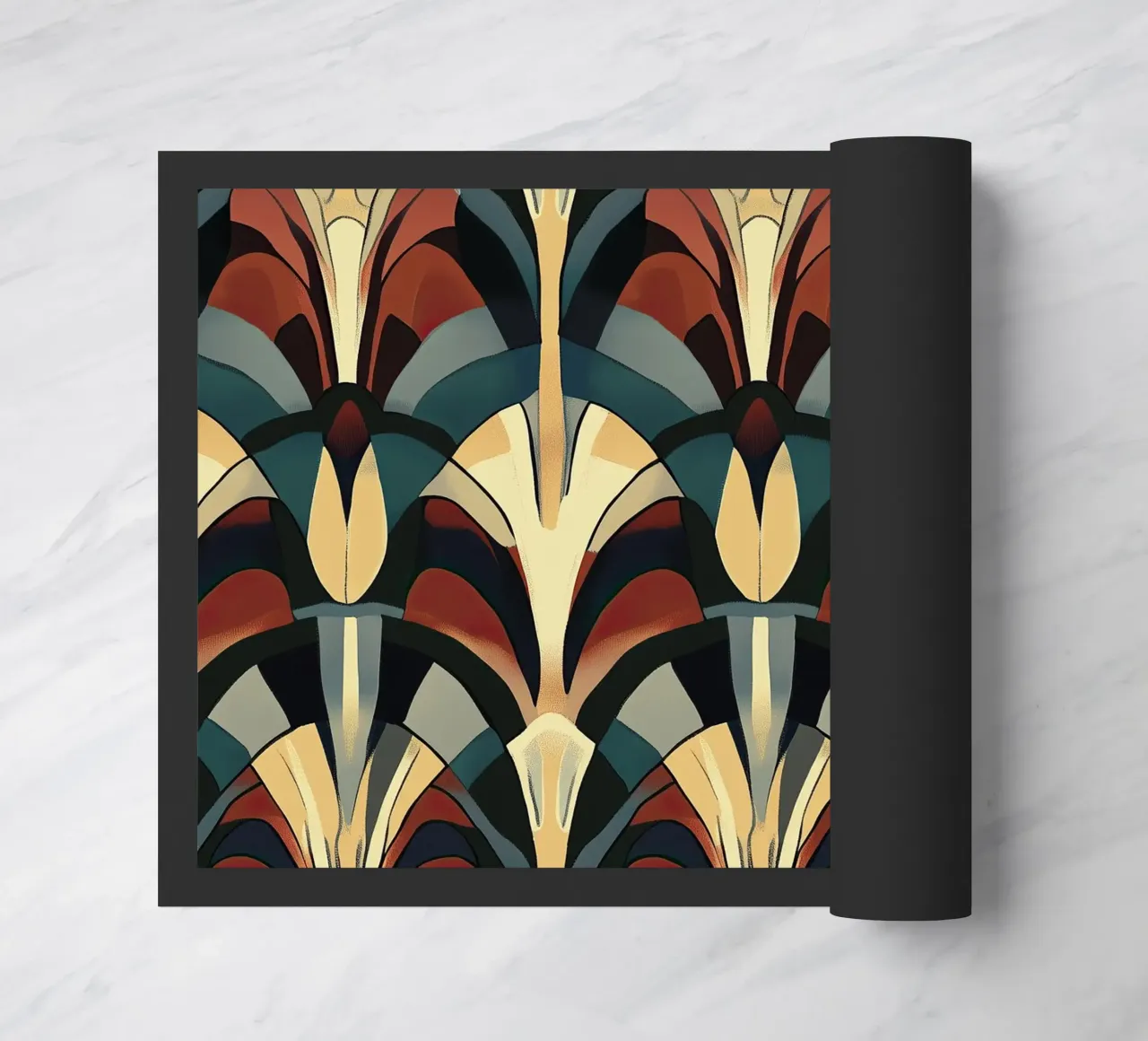 Art Deco "Radiance Reimagined" doormat by Golden Era
