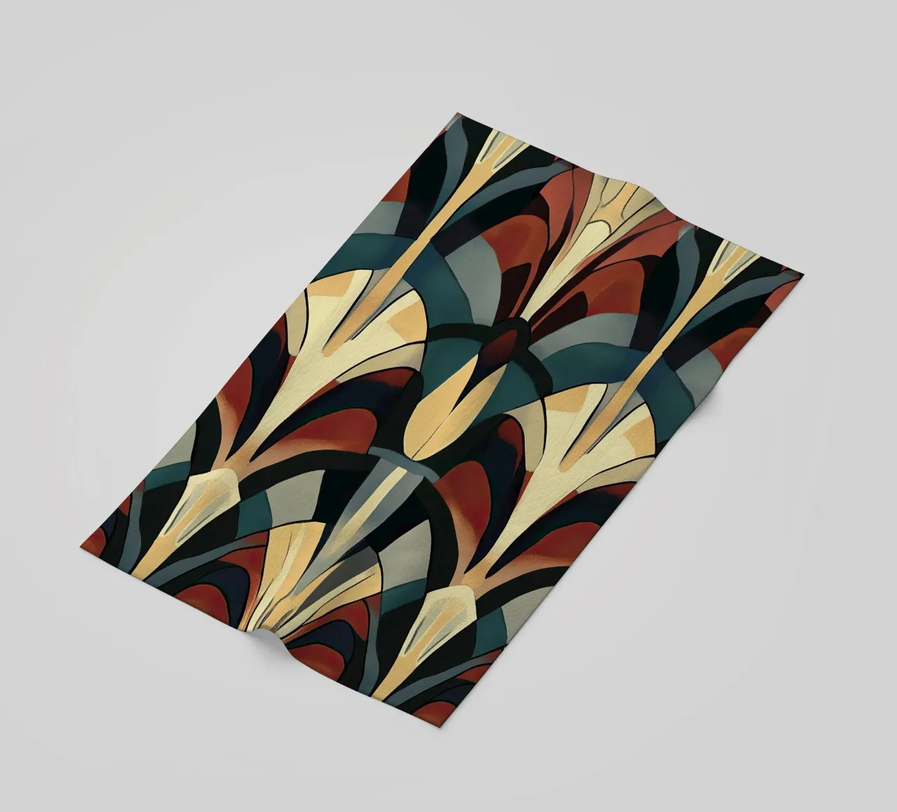 Art Deco "Radiance Reimagined" beach towel by Golden Era