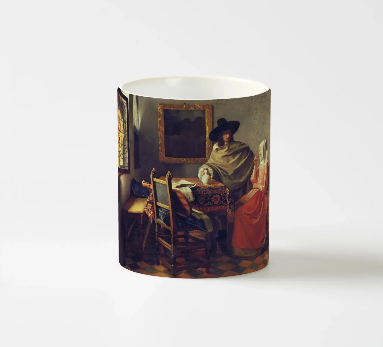 Vermeer - Il bicchiere di vino tazza in ceramica da ARTOTHEK