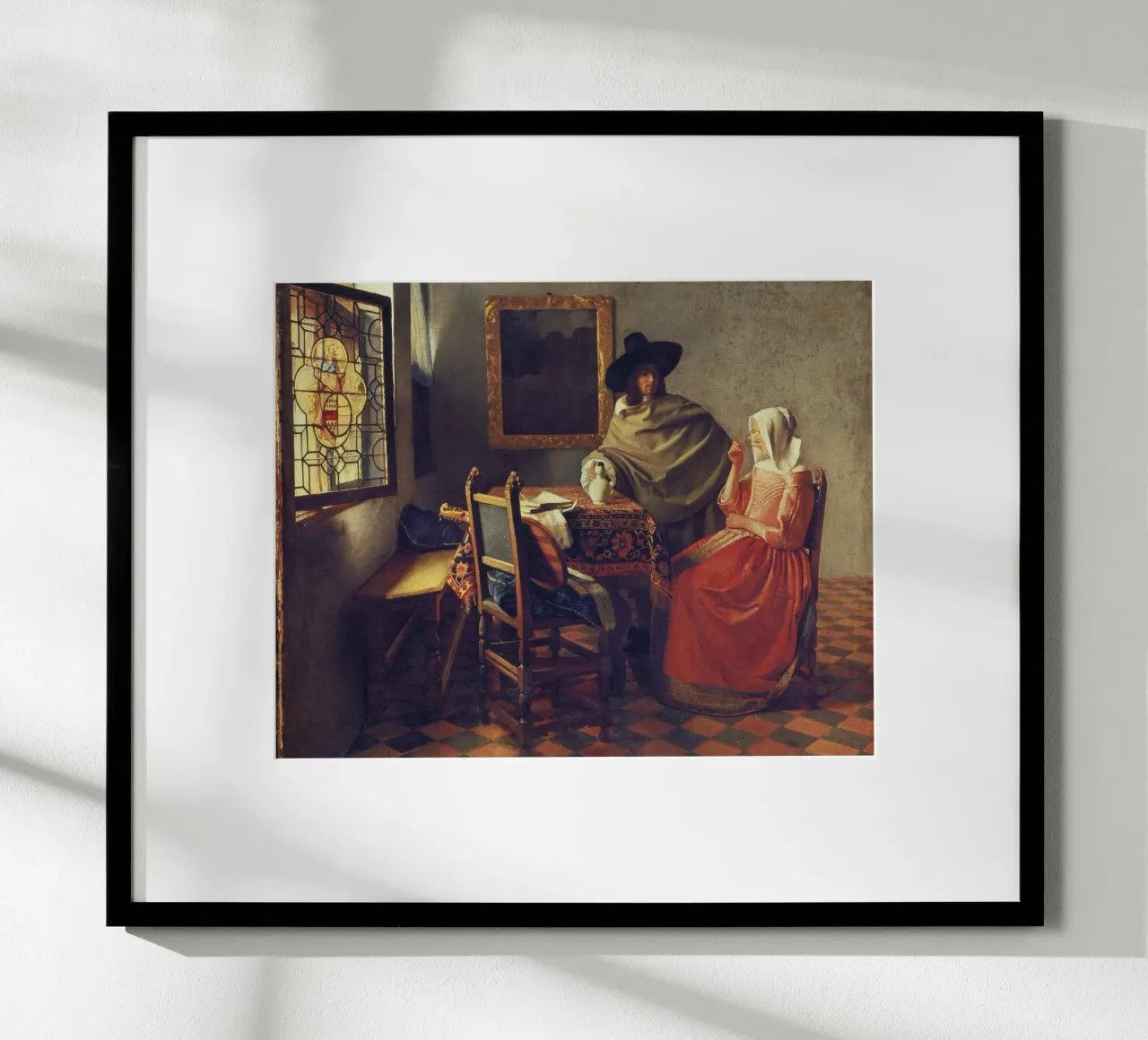 Vermeer - La copa de vino hahnemühle de ARTOTHEK