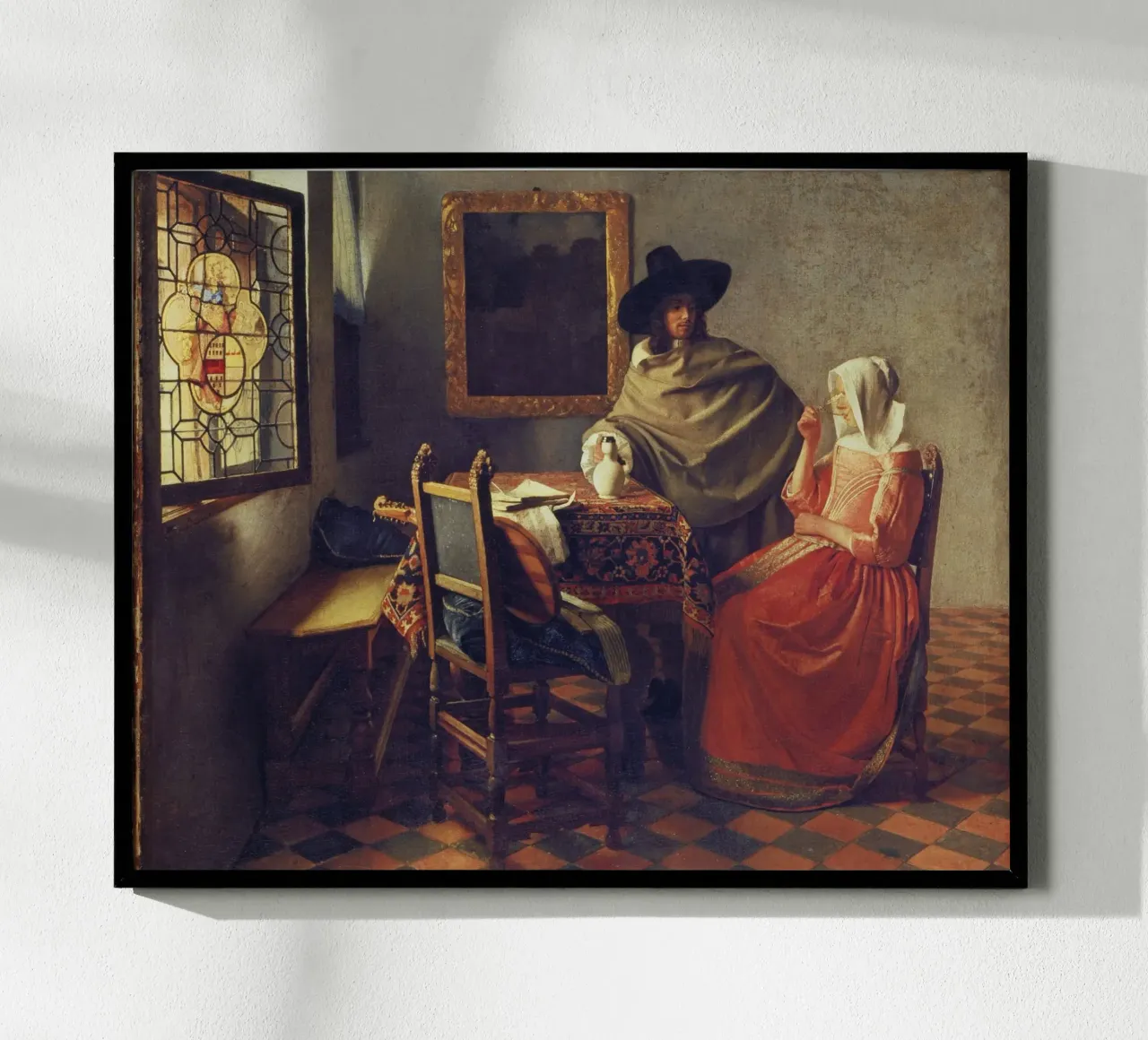 Vermeer - La copa de vino hahnemühle de ARTOTHEK