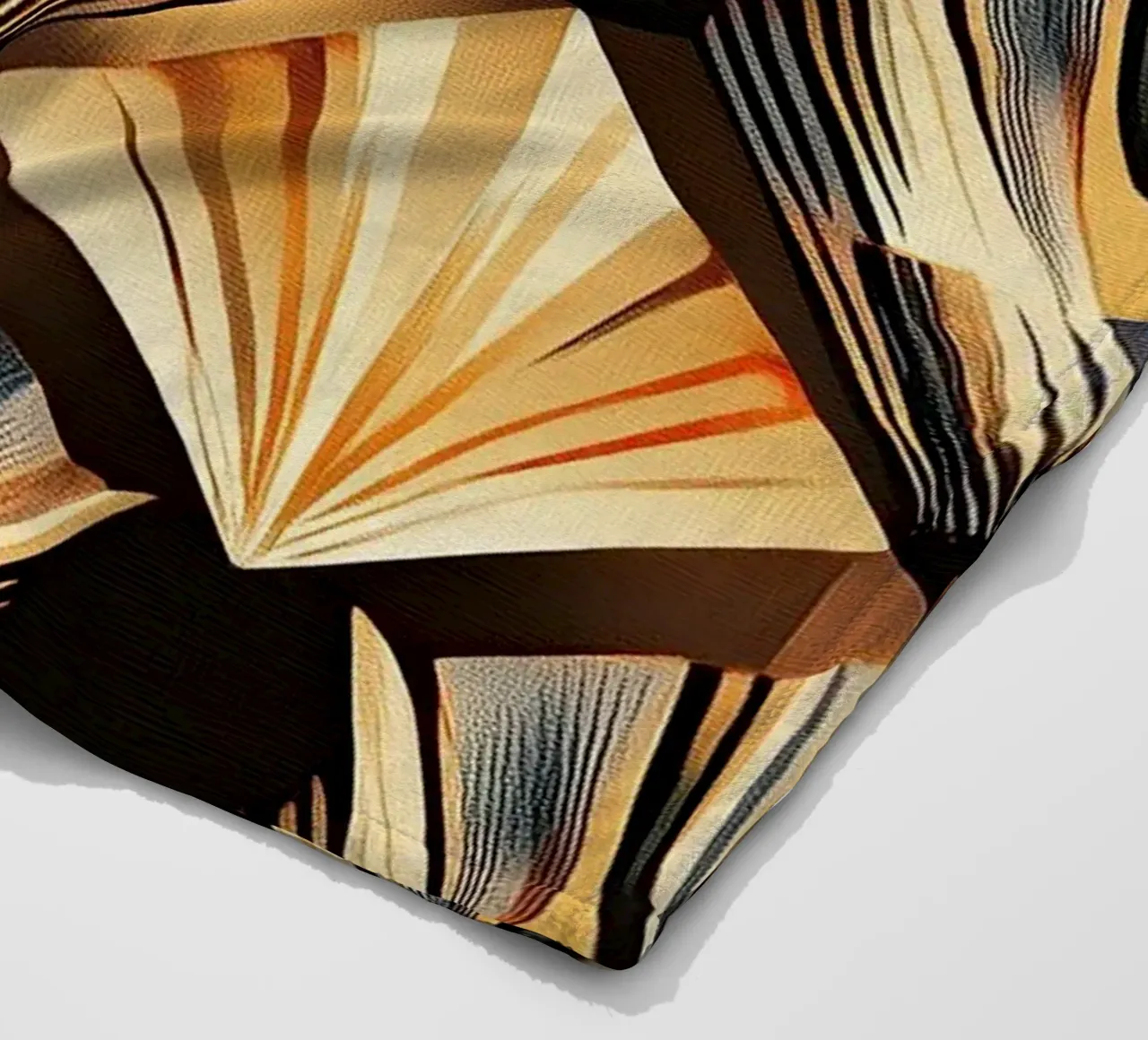 Art Deco "Lustrous Visions" coperta in pile da Golden Era