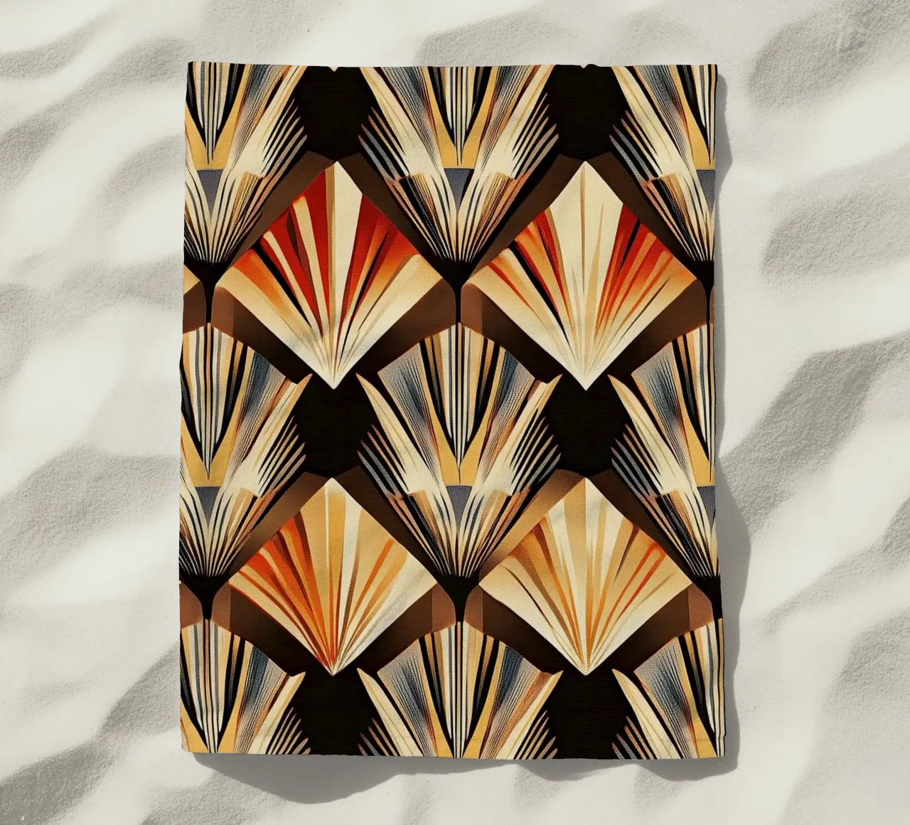 Art Deco "Lustrous Visions" telo mare da Golden Era