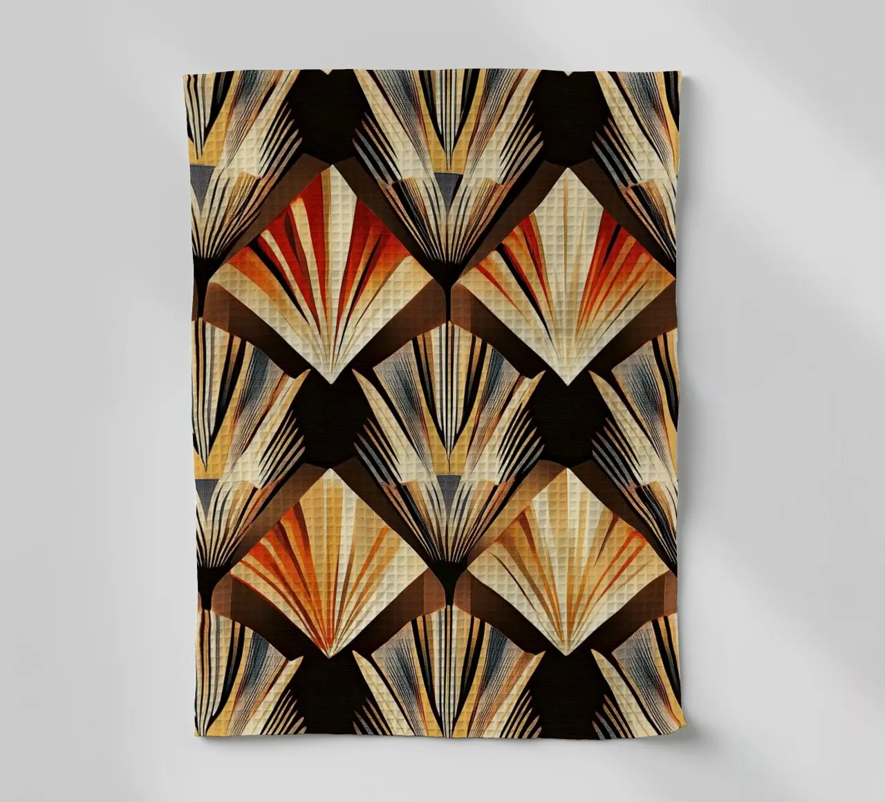 Art Deco "Lustrous Visions" canovaccio da cucina da Golden Era