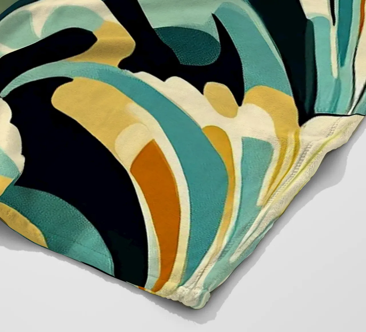 Art Deco "Stylized Splendor" coperta in pile da Golden Era
