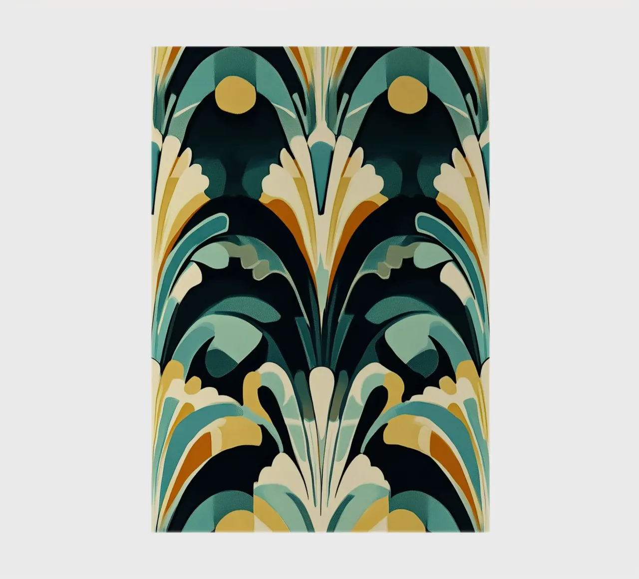 Art Deco "Stylized Splendor" notebook by Golden Era