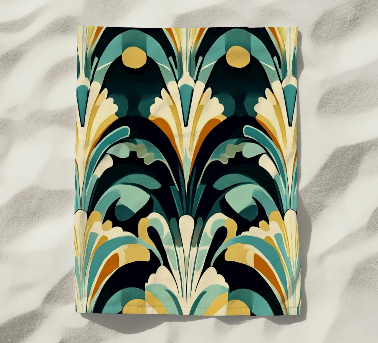 Art Deco "Stylized Splendor" telo mare da Golden Era