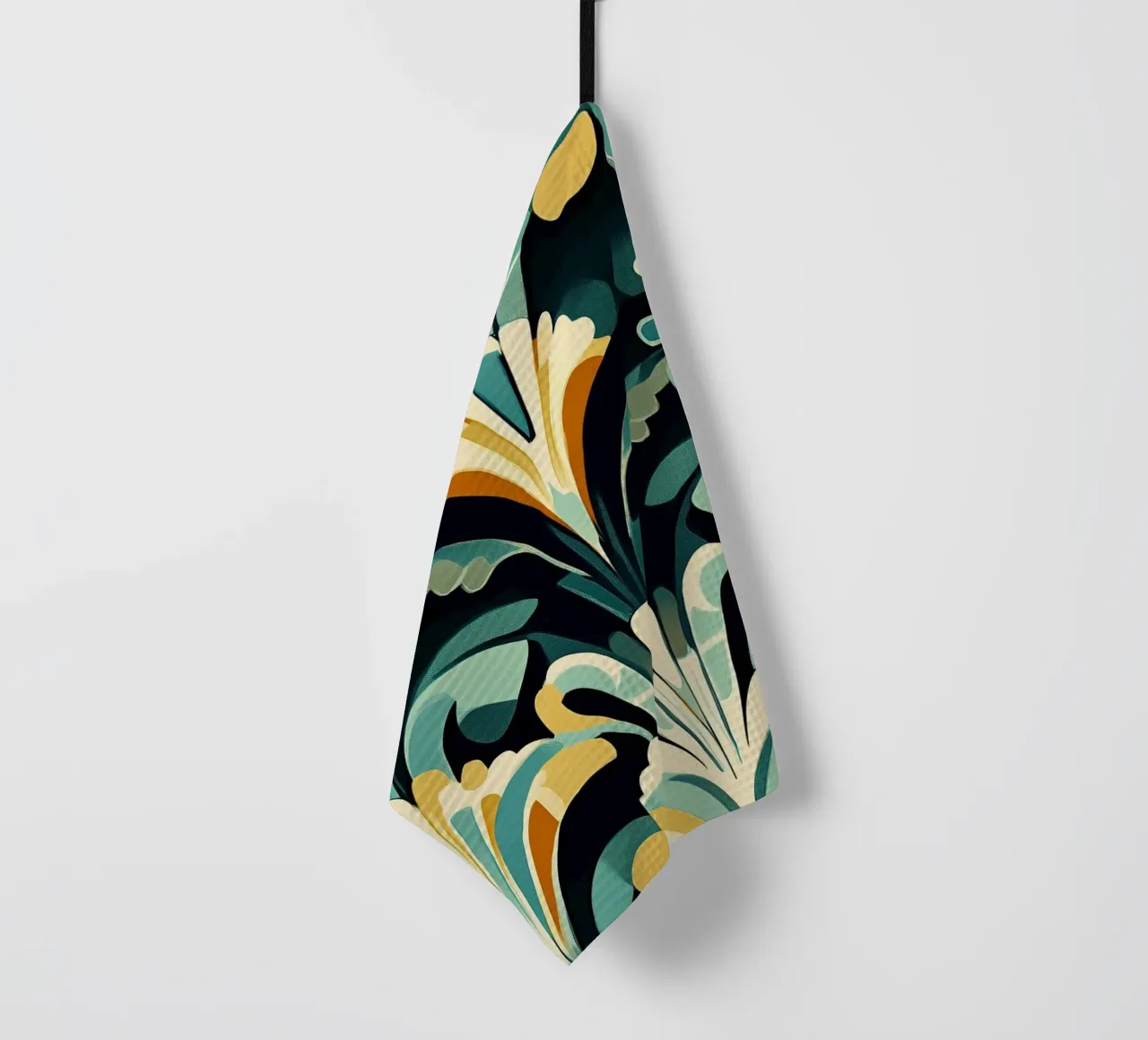 Art Deco "Stylized Splendor" Geschirrtuch von Golden Era