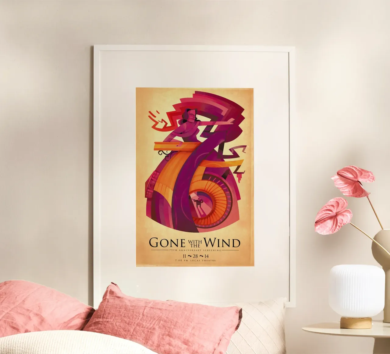 Gone With the Wind: 75th carta hahnemühle da Sean Loose