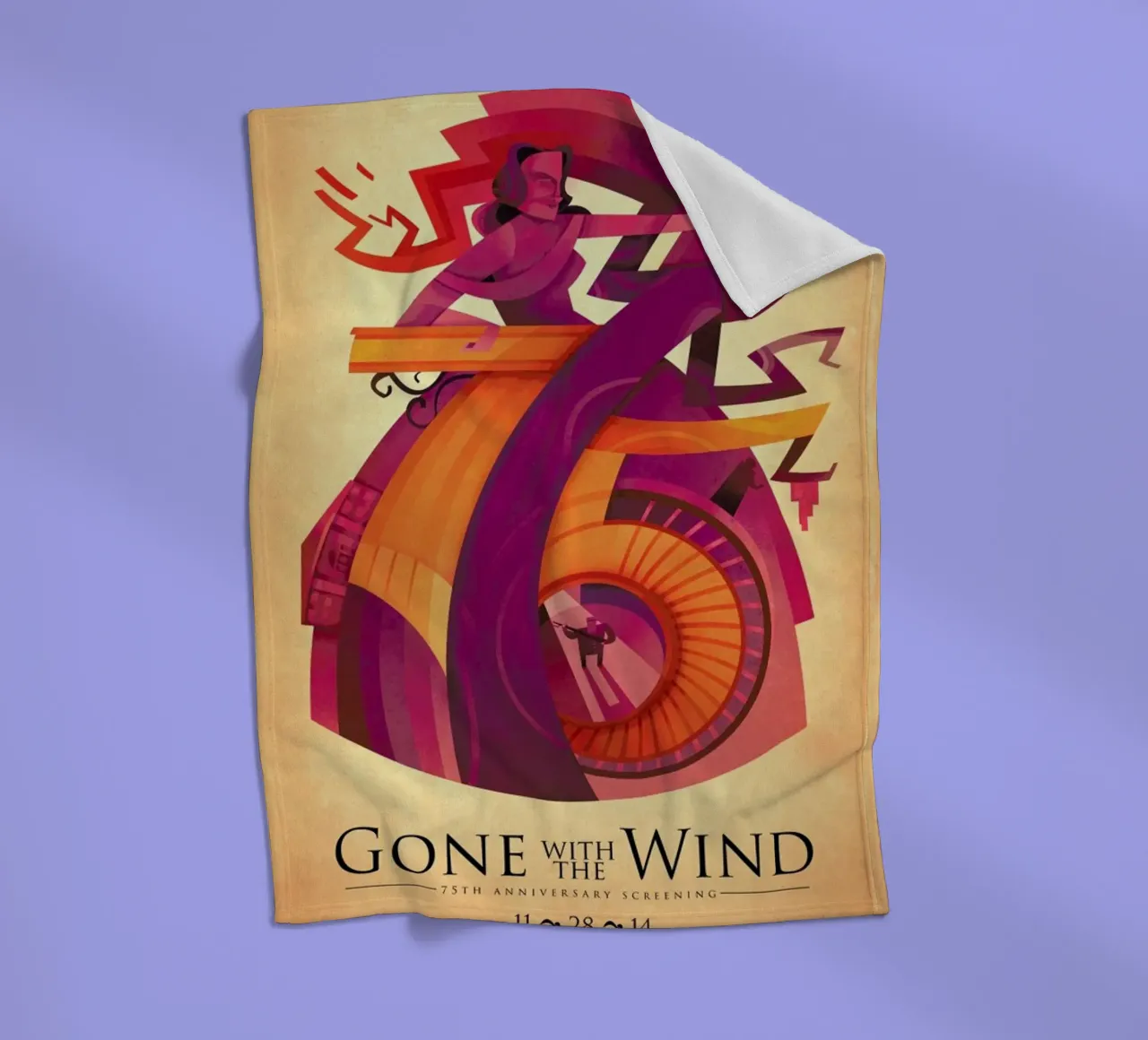 Gone With the Wind: 75th coperta in pile da Sean Loose