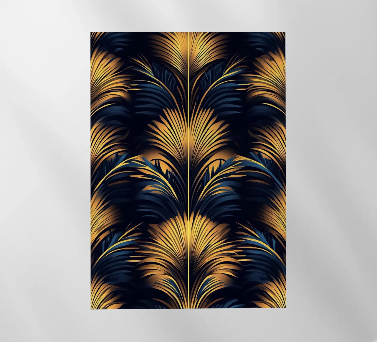 Art Deco "Gilded Reflections" pellicola backlit da Golden Era