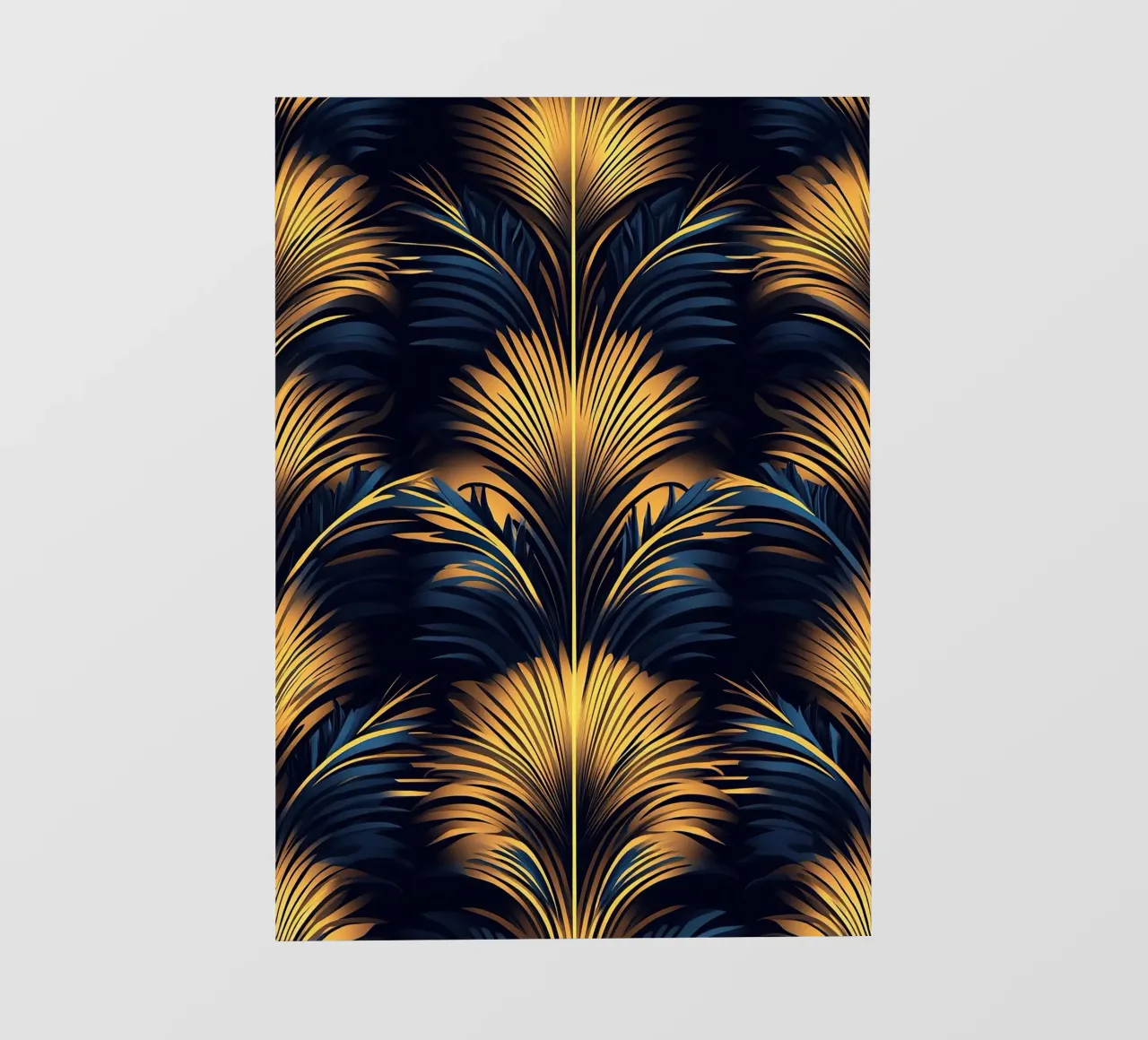 Art Deco "Gilded Reflections" pellicola backlit da Golden Era