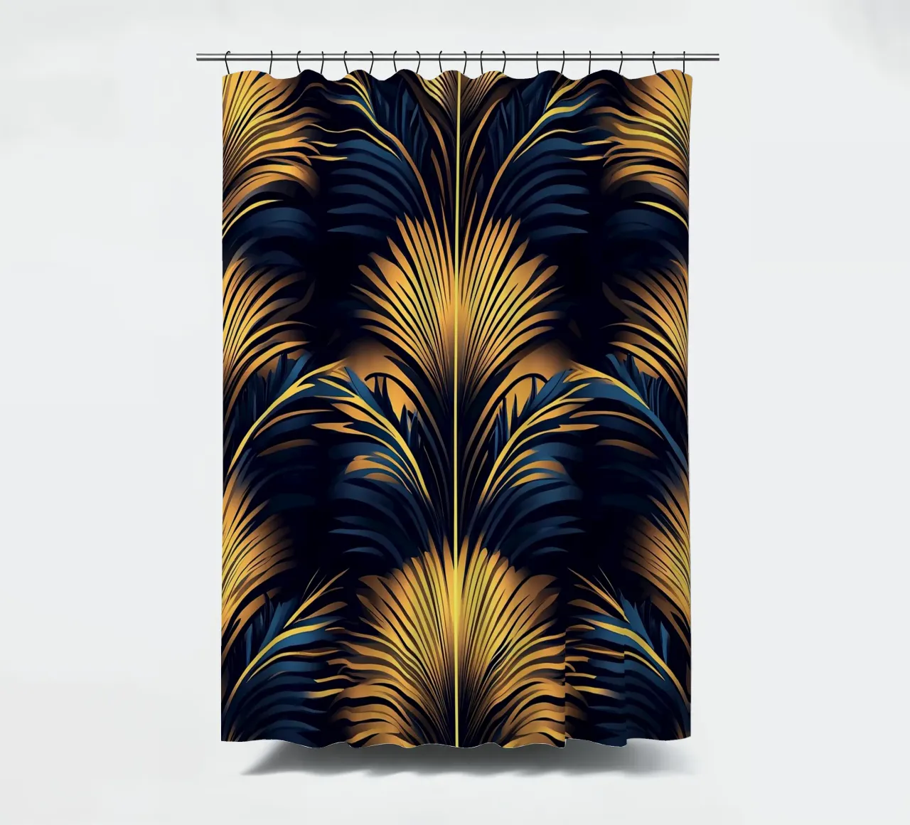 Art Deco "Gilded Reflections" tenda da doccia da Golden Era