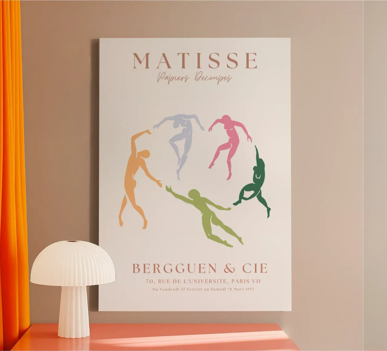 Matisse Floral Print Matisse Print Berggruen and cie canvas with Floater frame by pdigitalprints