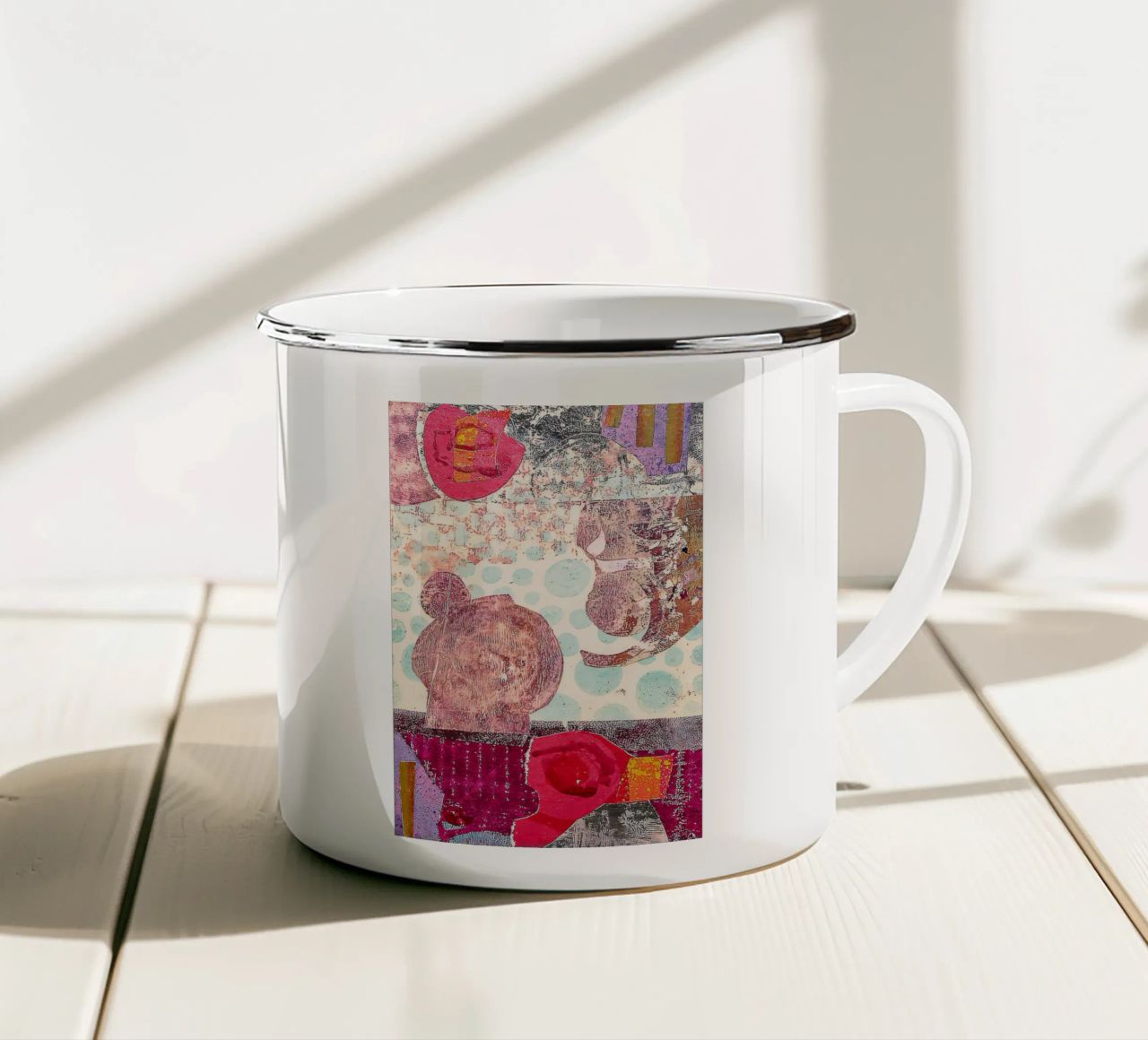 Mente sospetta tazza in smalto da Edenart