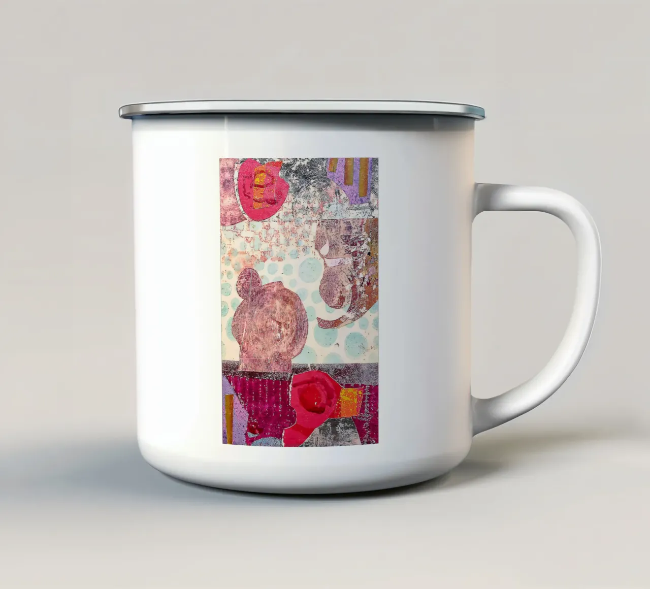 Mente sospechosa taza de esmalte de Edenart
