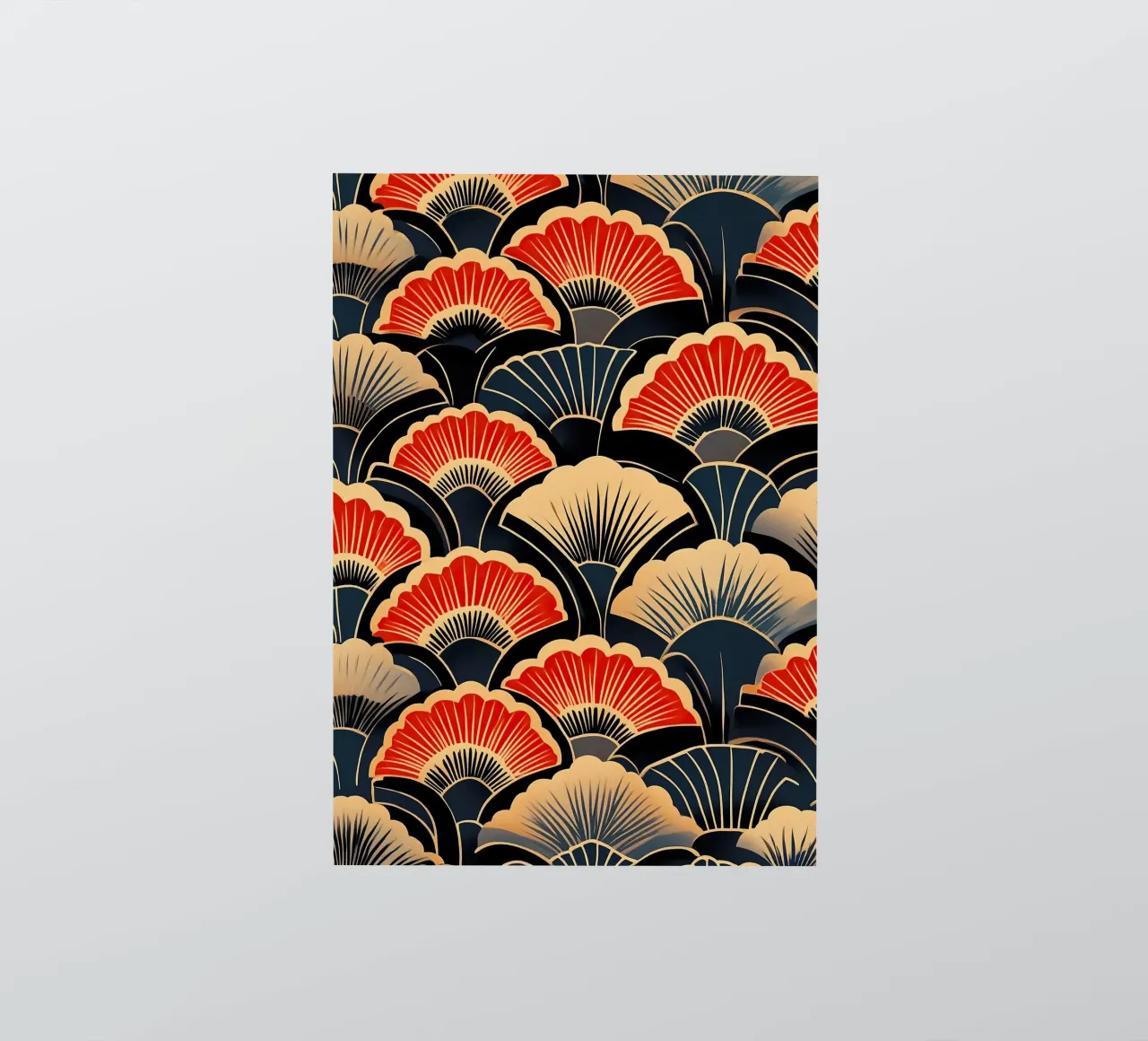 Art Deco "Symphony in Lines" adesivo da Golden Era