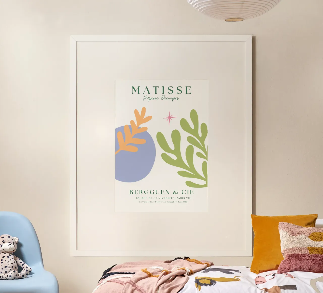 Matisse Floral Print Matisse Print Berggruen and cie Poster von pdigitalprints