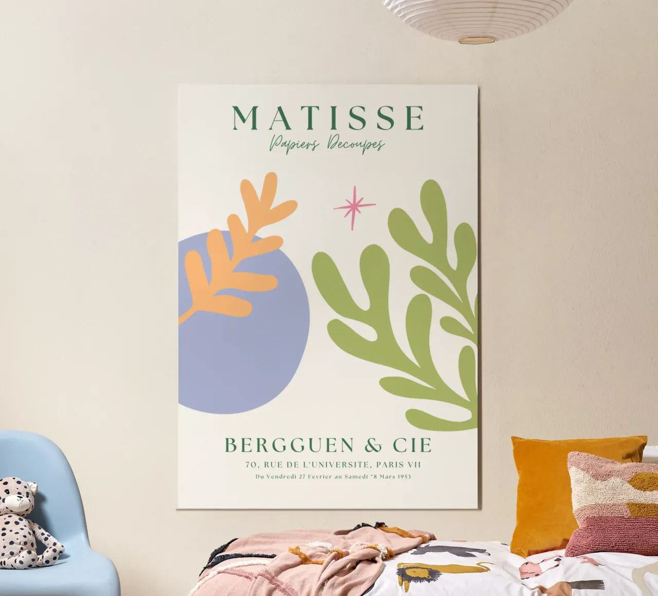 Matisse Floral Print Matisse Print Berggruen and cie Poster von pdigitalprints