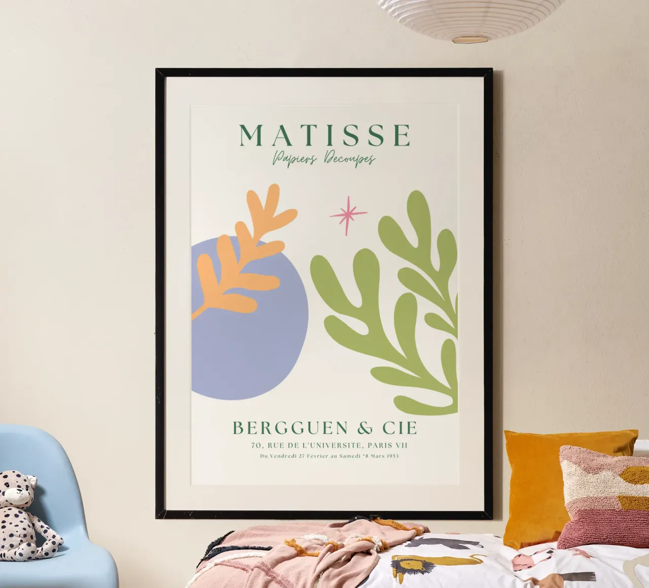 Matisse Floral Print Matisse Print Berggruen and cie Poster von pdigitalprints
