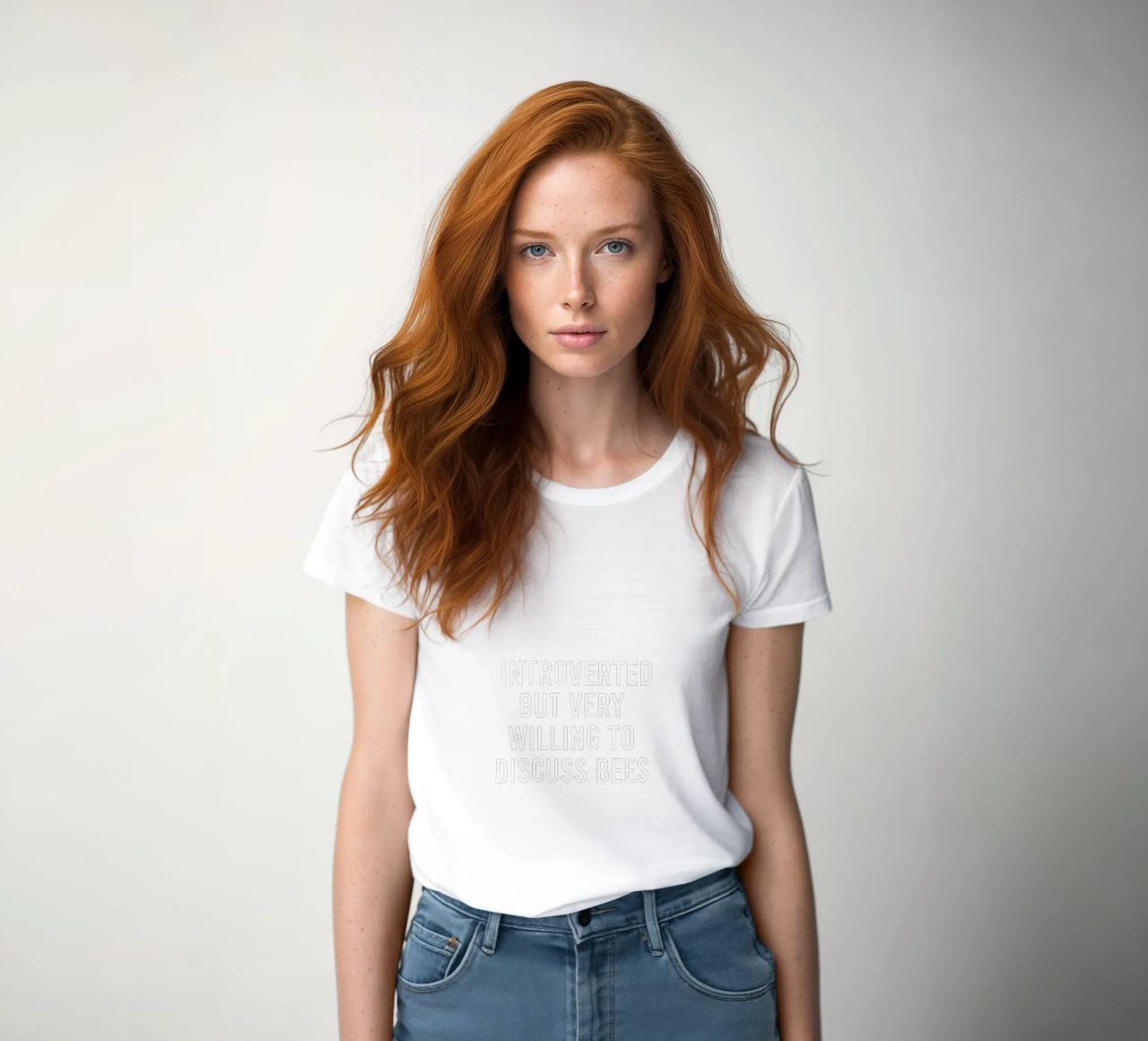 Introverted but very willing to discuss bees t-shirt da donna da happieeagle