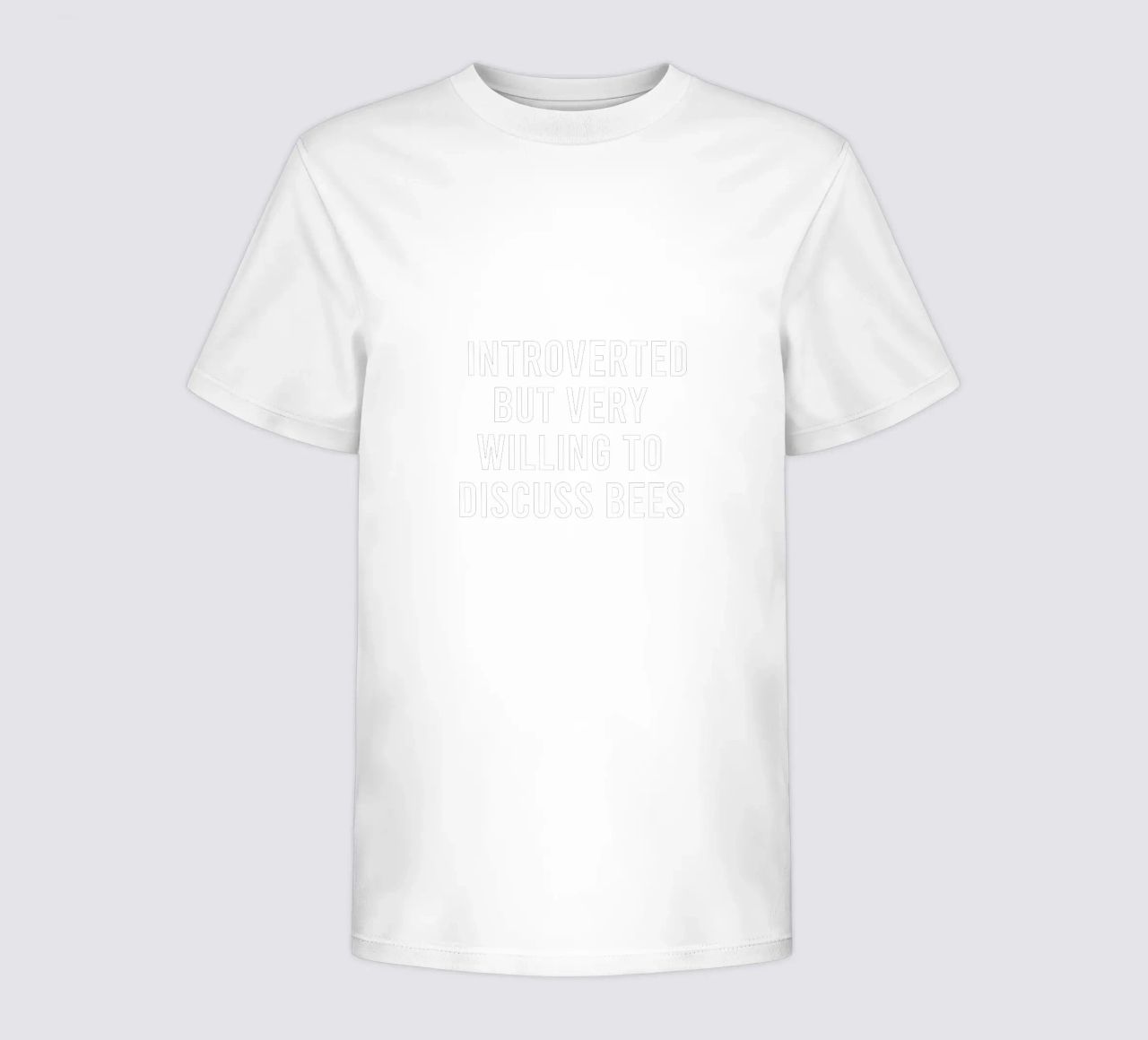 Introverted but very willing to discuss bees t-shirt bambini da happieeagle